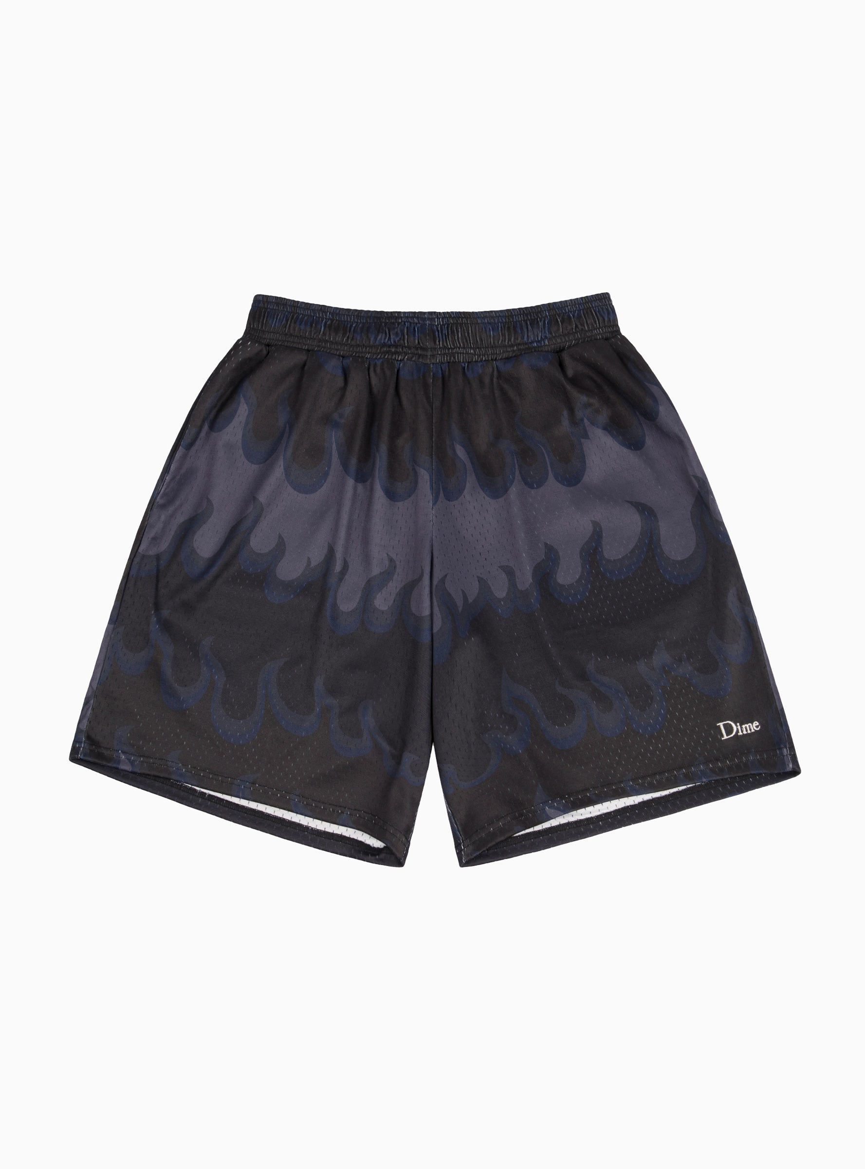  DIME Space Flame Mesh Shorts Black