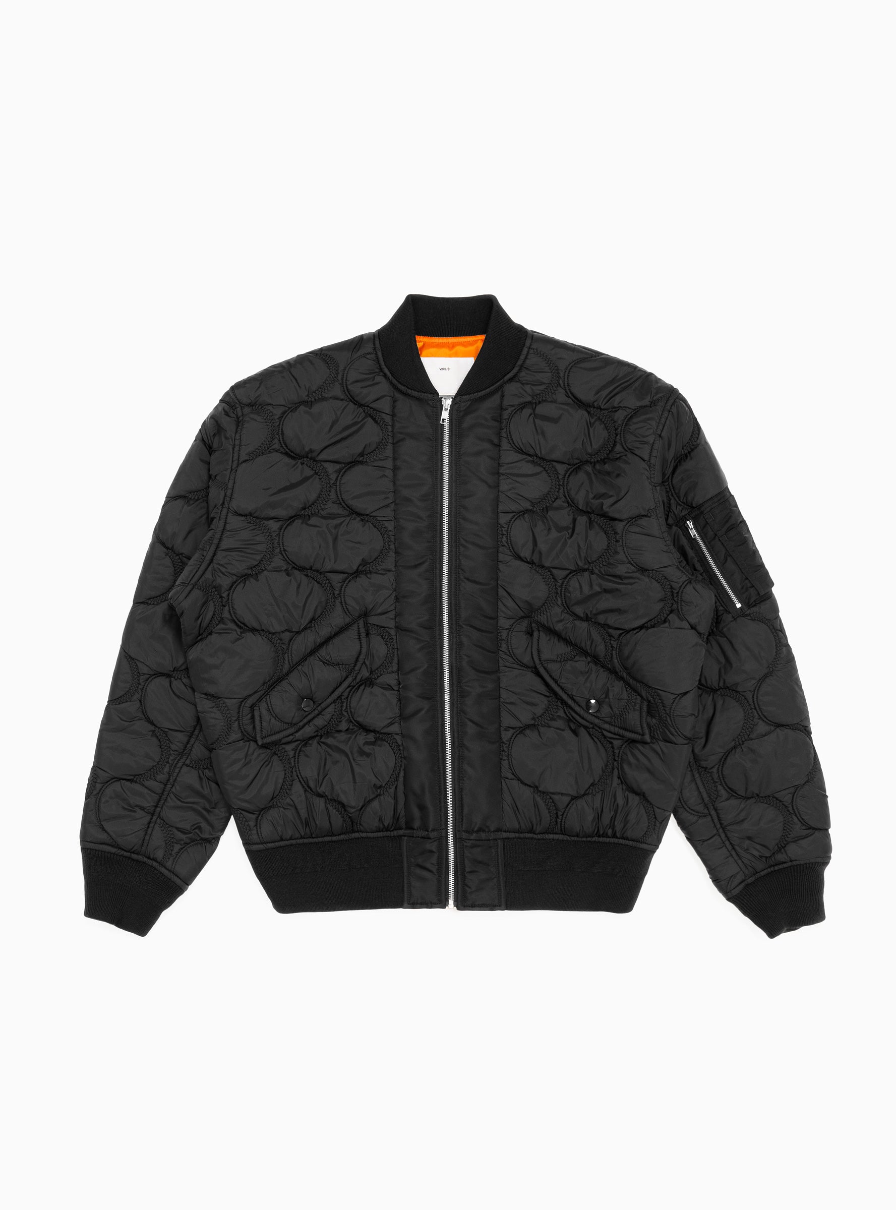  TOGA VIRILIS Quilted Blouson Jacket Black