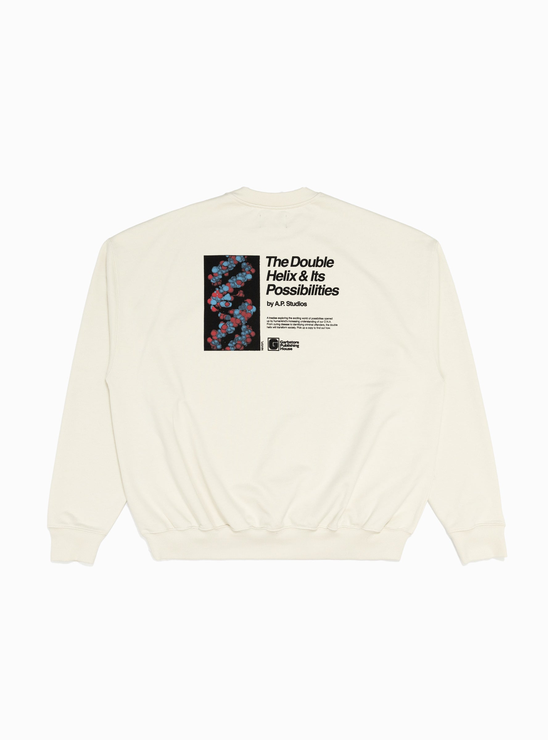  Arnold Park Studios & Garbstore Double Helix Sweatshirt Cream