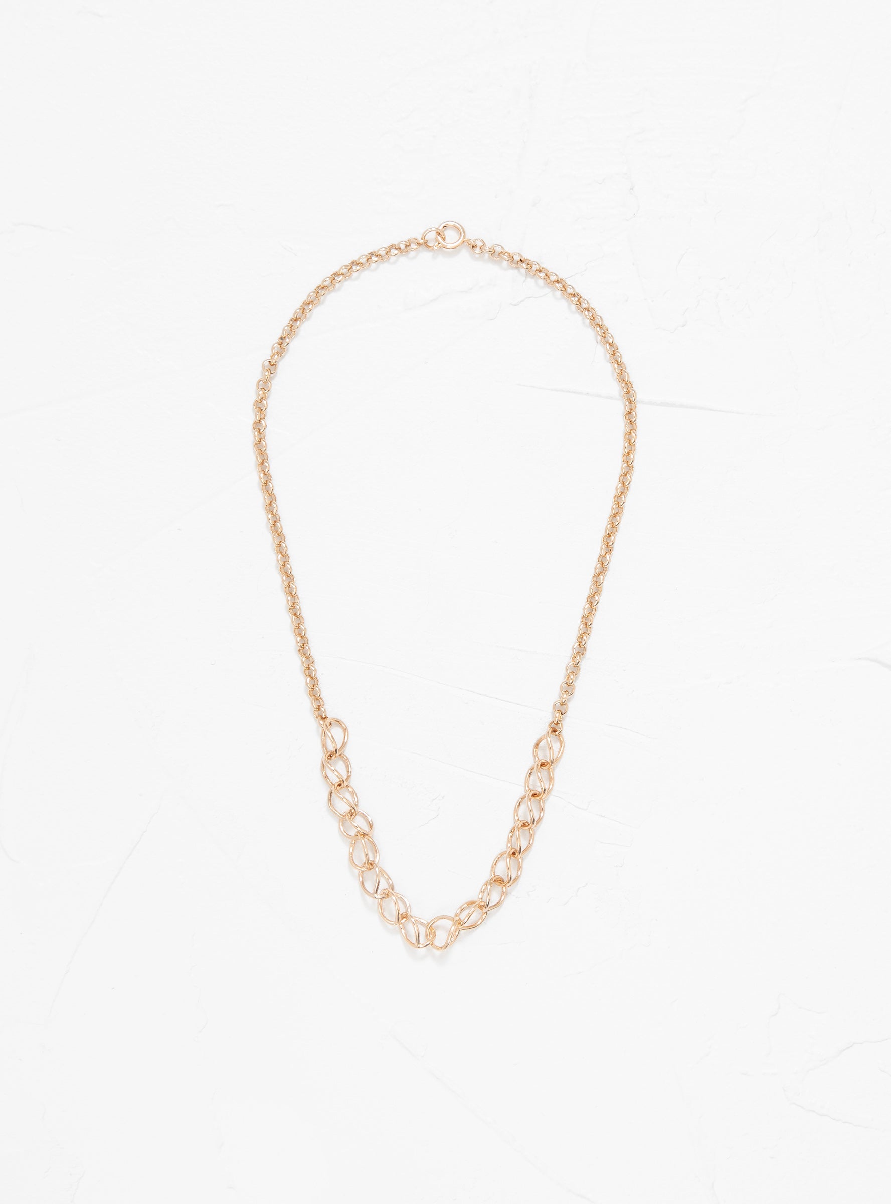  Helena Rohner Round Link & Chain Gold-Plated Necklace