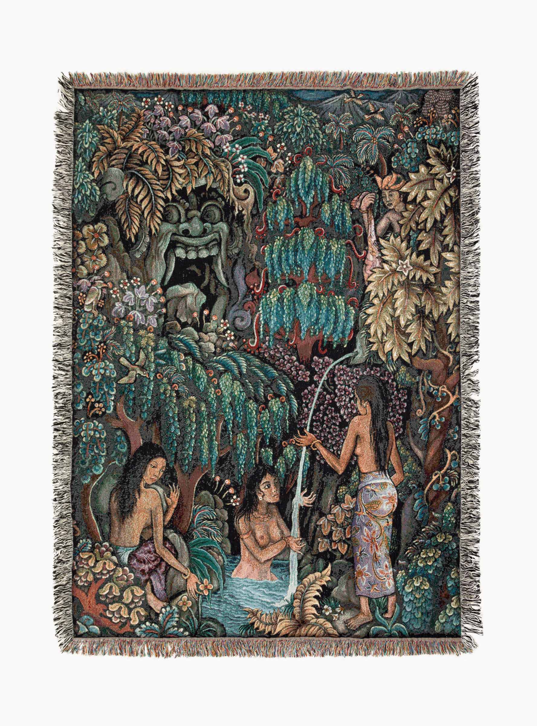  Endless Joy Goa Gajah Ceremonial Blanket Multi