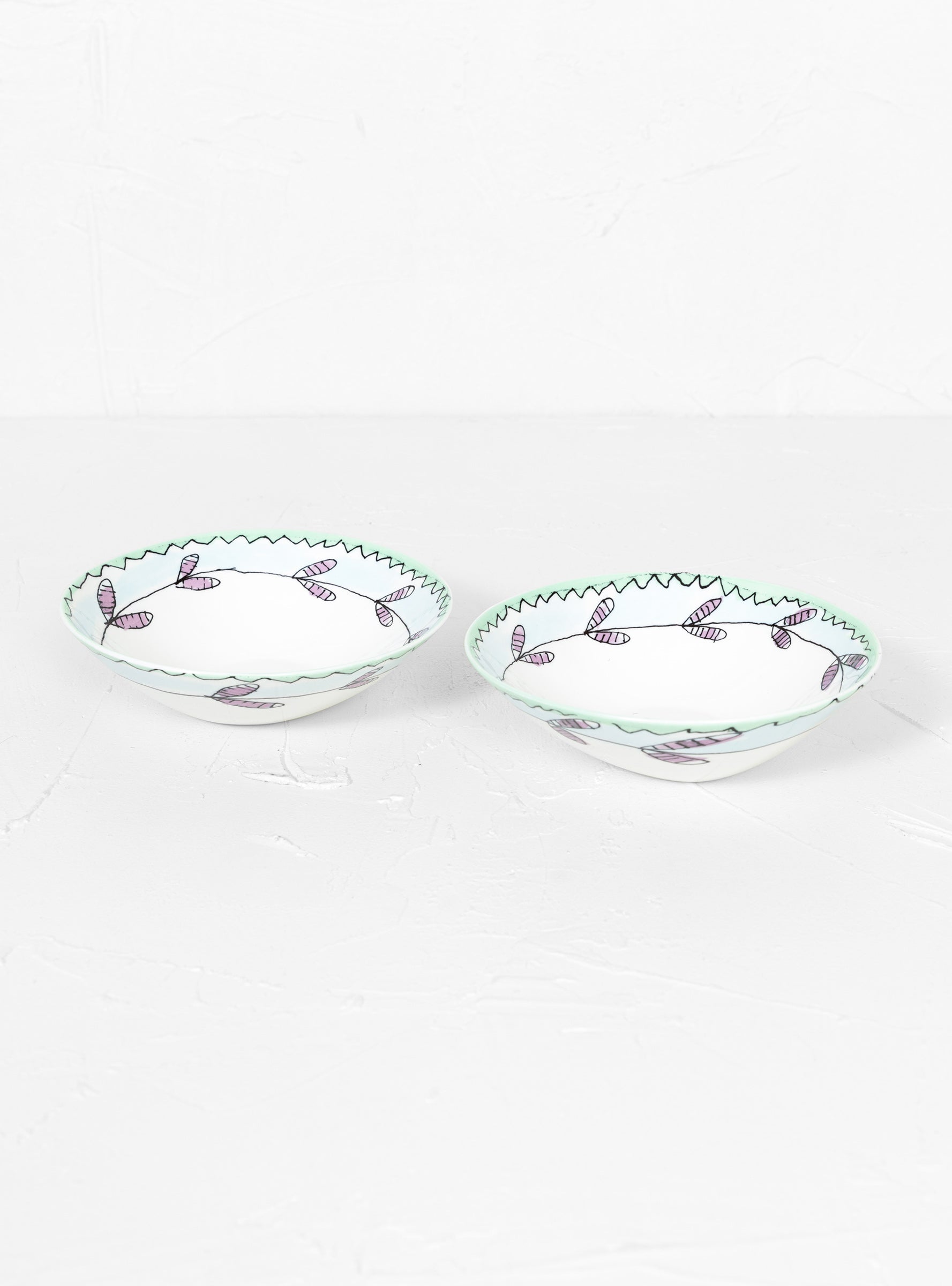  Serax Low Bowl M Blossom Milk Set