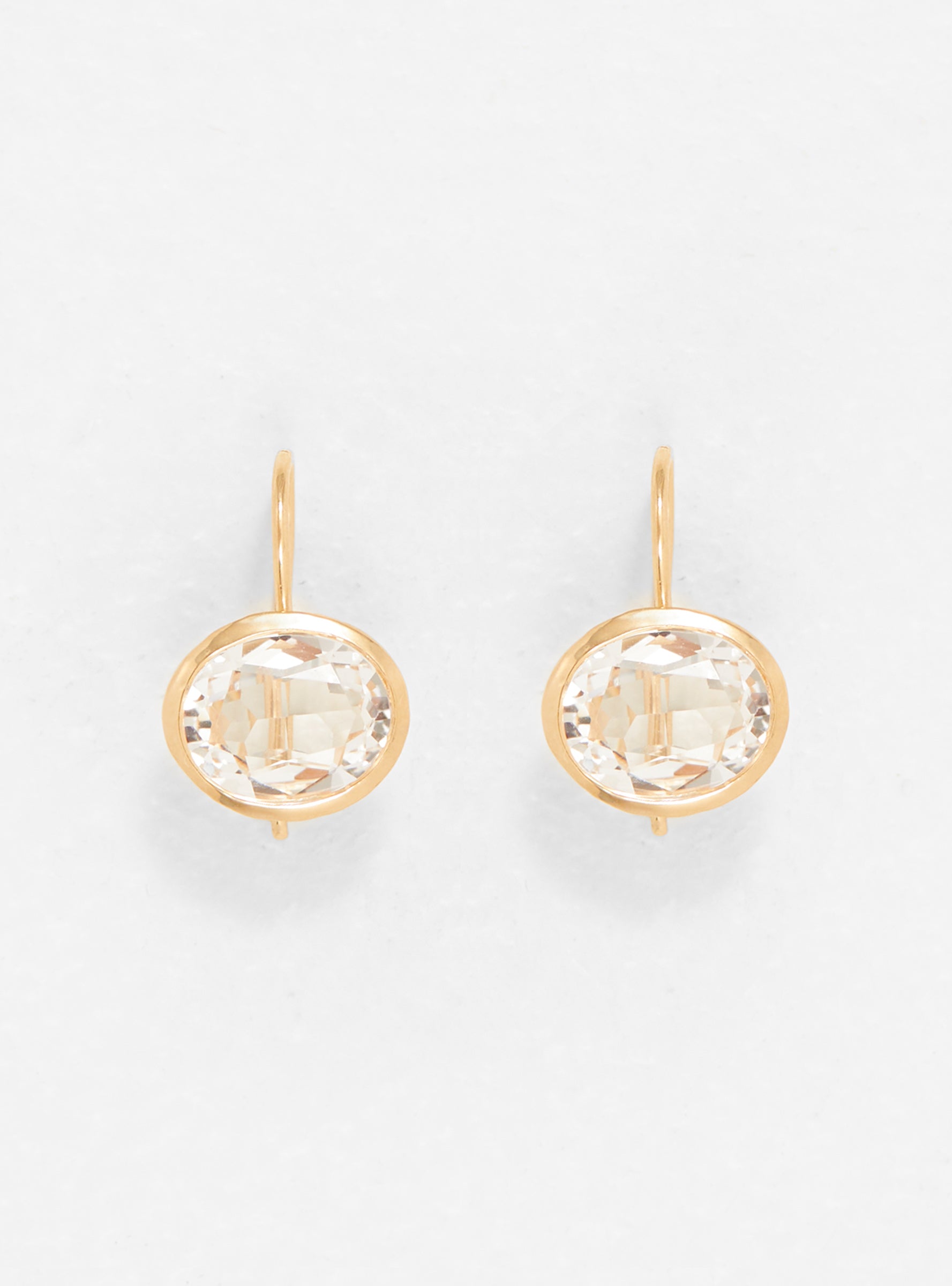  Helena Rohner Stone Glass Gold Plated Drop Earrings