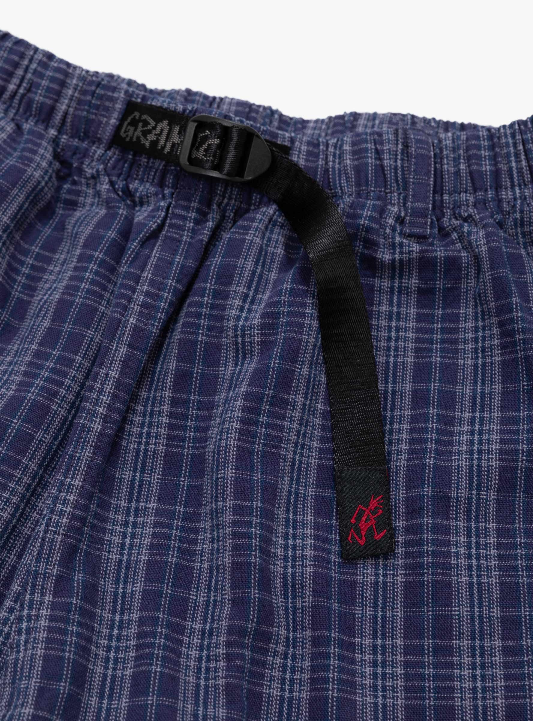 Gramicci Gramicci O. G. Dobby Plaid Jam Short Deep Twilight - Size: Small