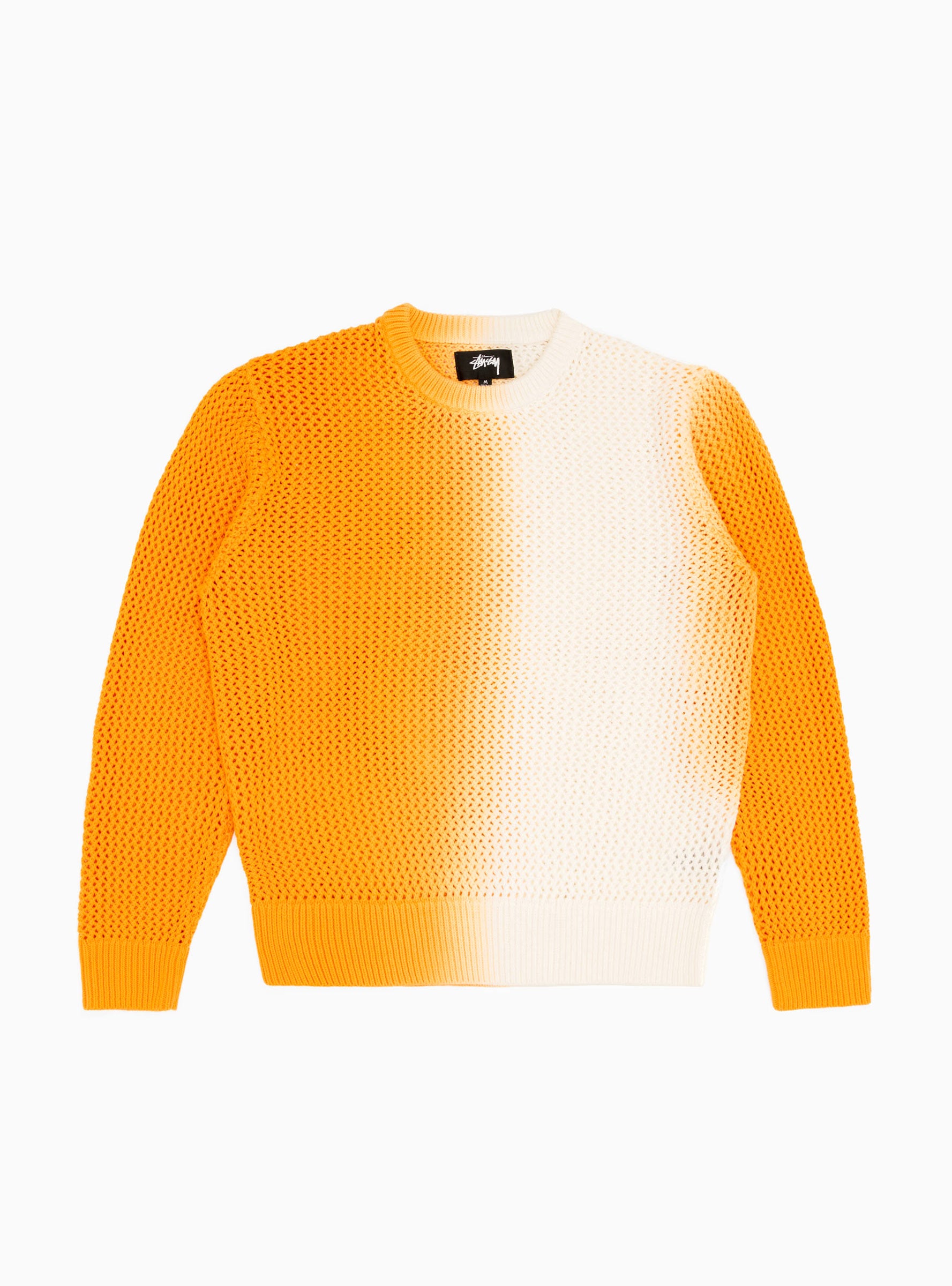  Stüssy Dyed Loose Guage Sweater Orange