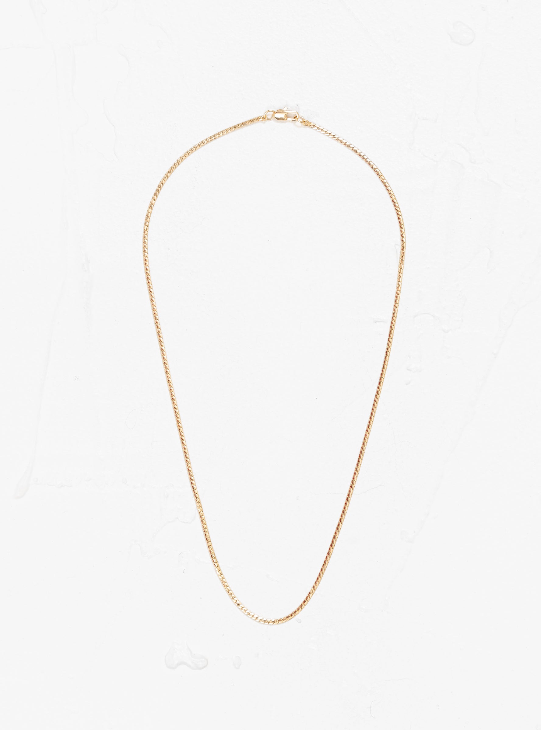  Laura Lombardi Mini 14k Gold-Plated Omega Chain Necklace