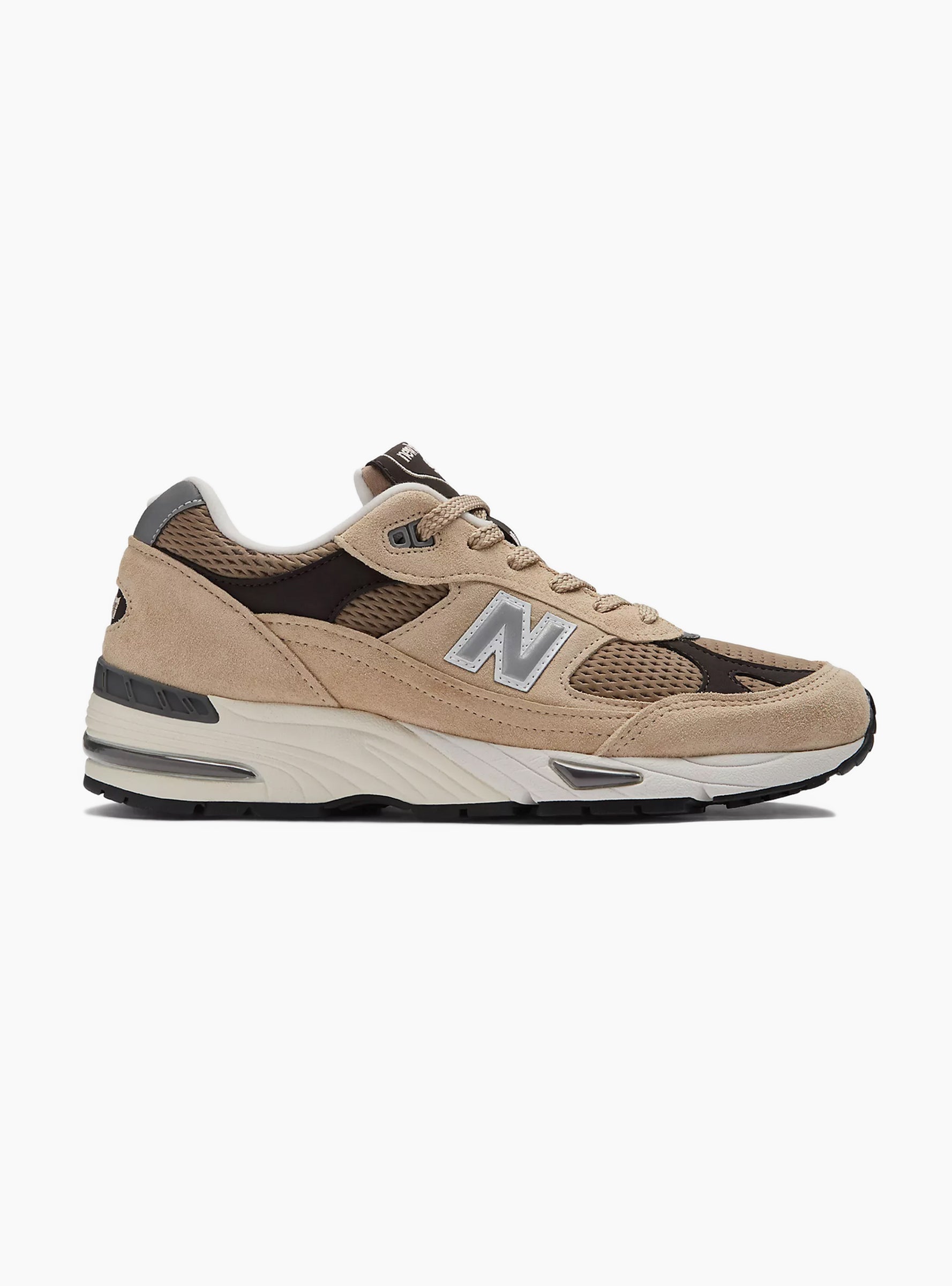 New Balance New Balance Made in UK M991CGB Pale Khaki & Silver Mink - Size: UK8