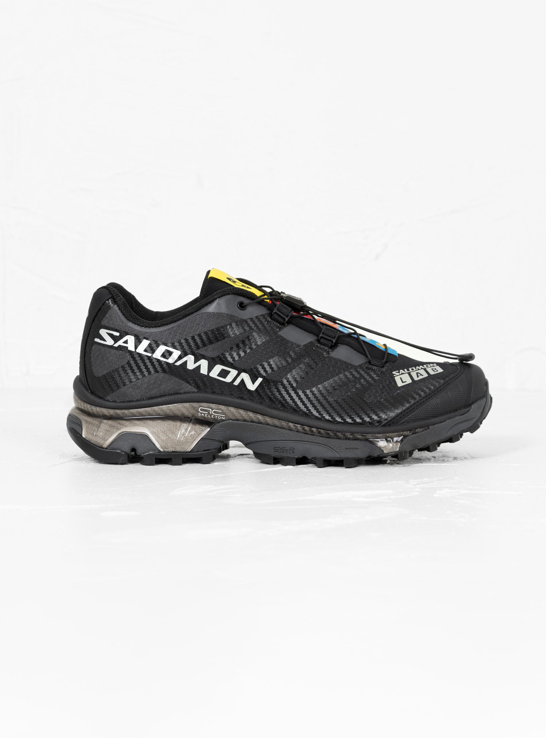  Salomon XT-4 OG Sneakers Black, Ebony & Silver Metallic X