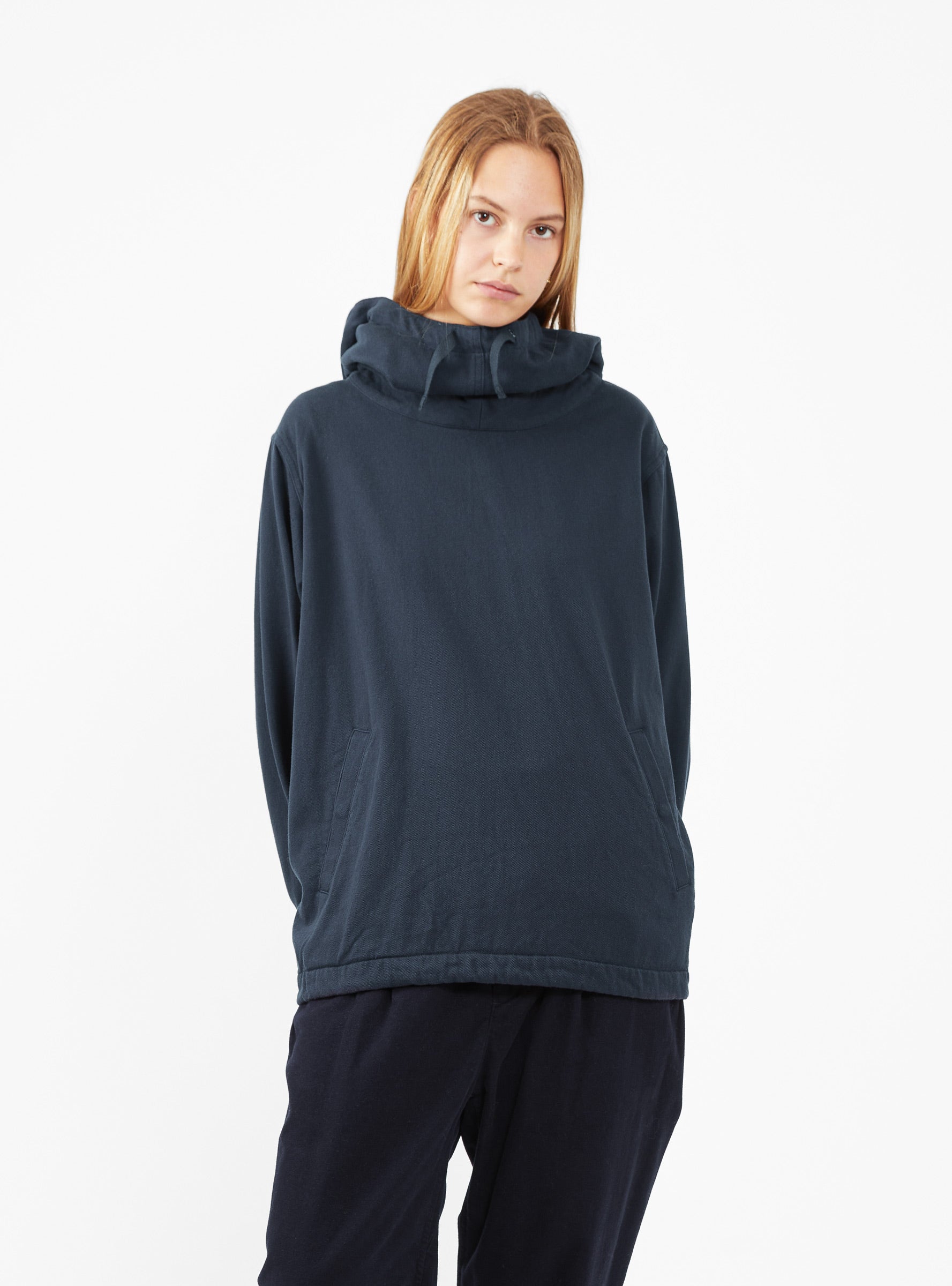  nanamica Hooded Pullover Parka Navy