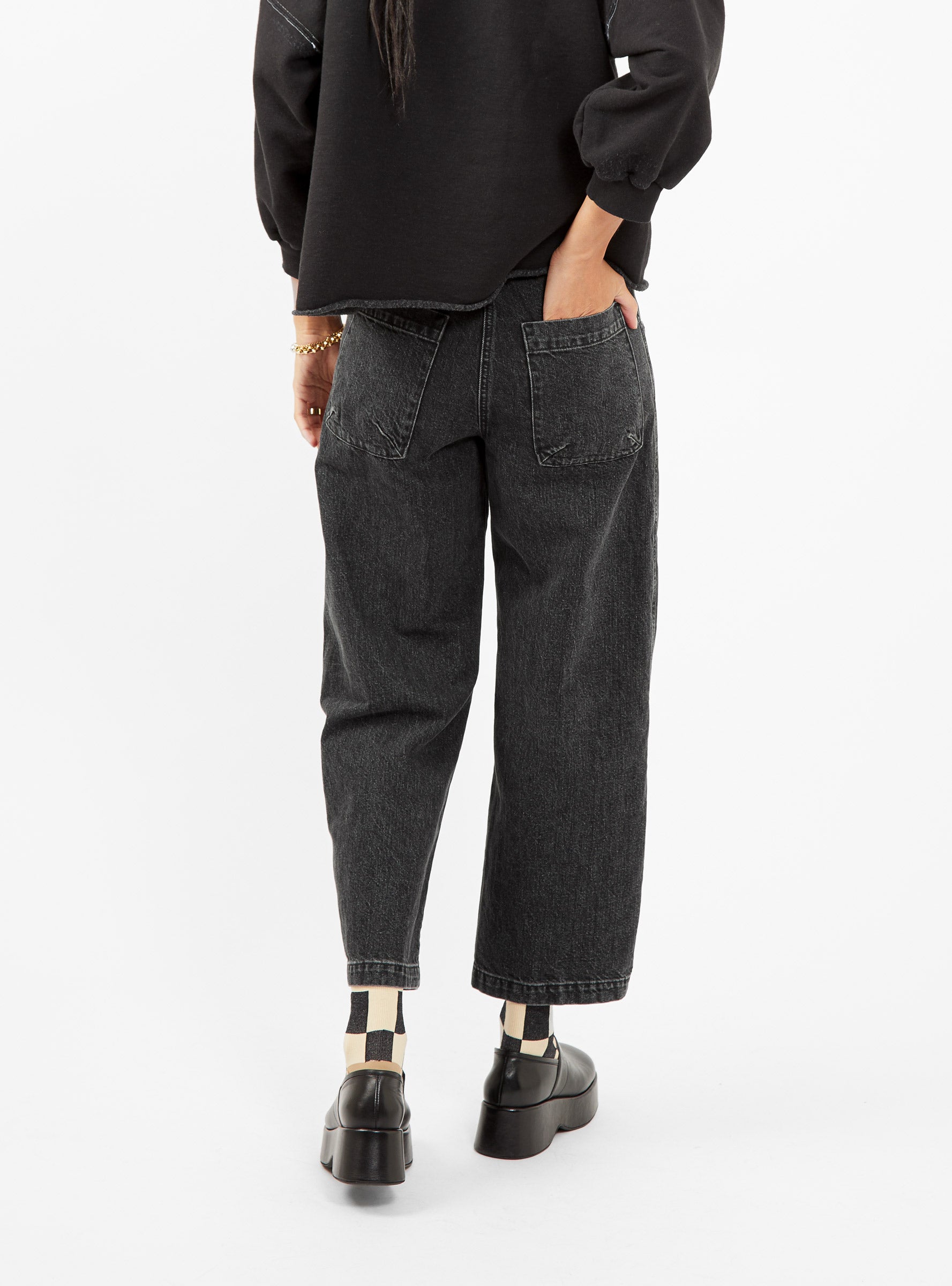  Rachel Comey Elkin Jeans Black - Size: UK10