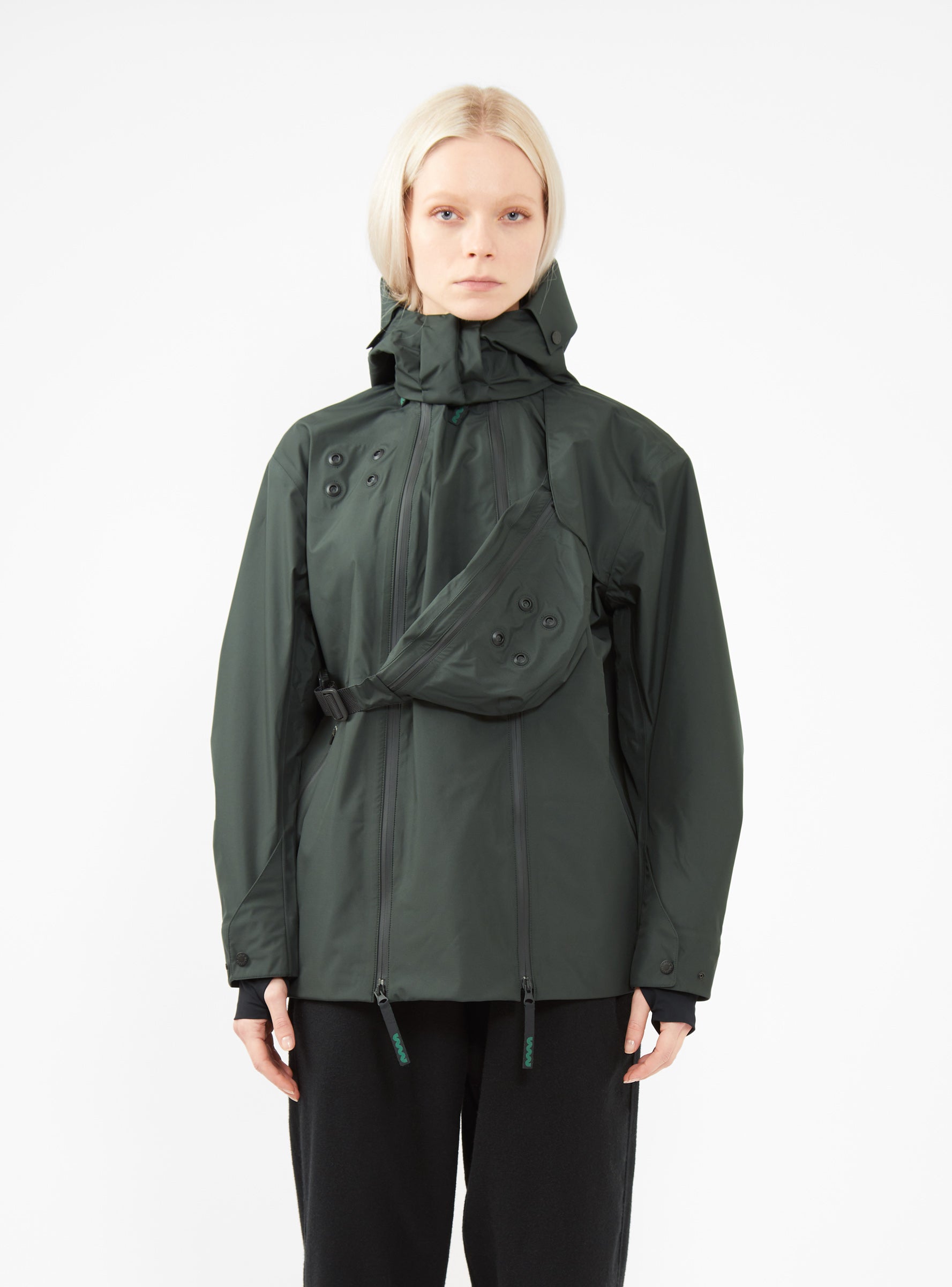  EARLY MAJORITY Shell 1.0 PERTEX SHIELD Jacket - Forest Black