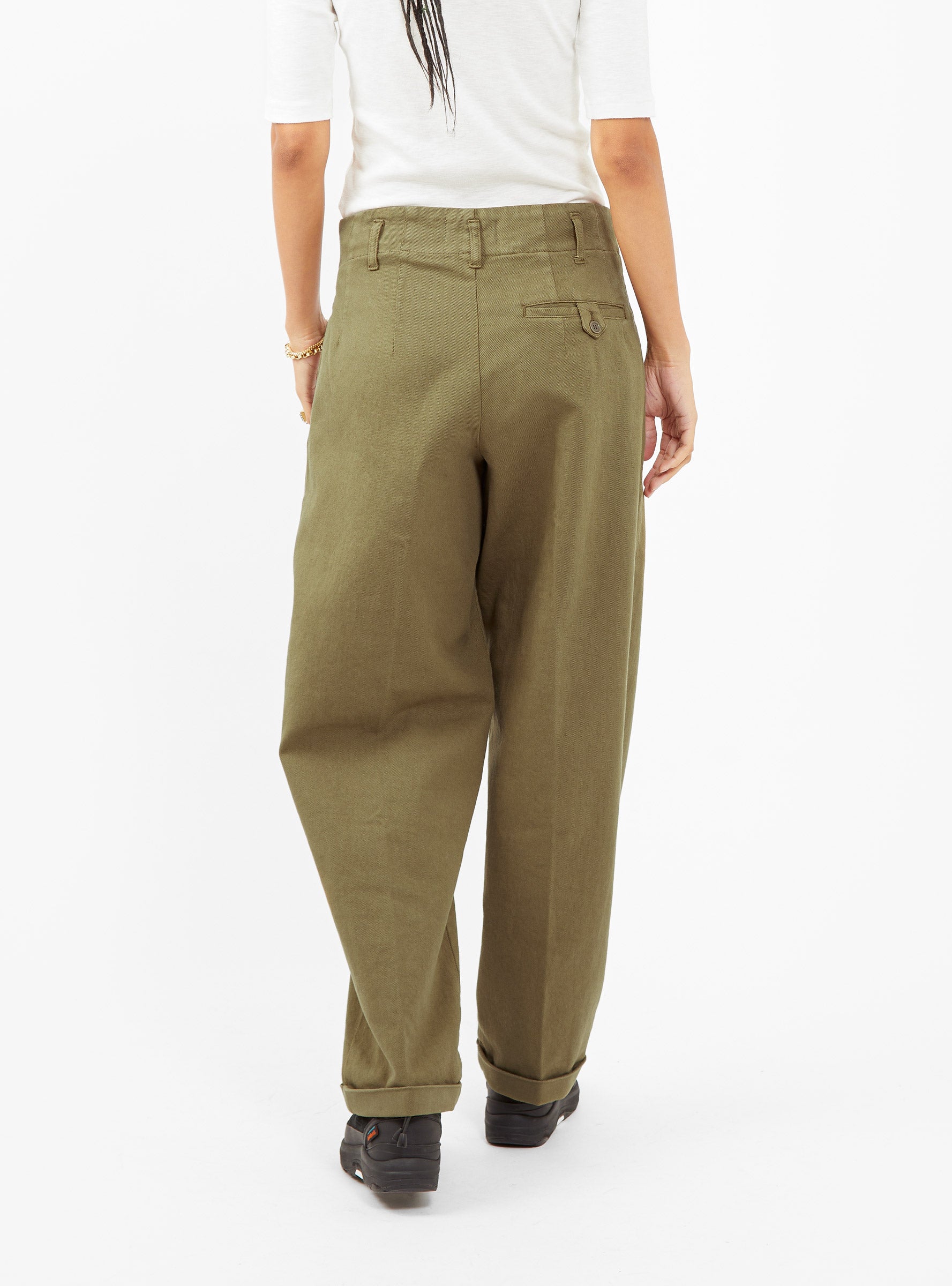 Ymc YMC Keaton Trousers Olive - Size: XXS