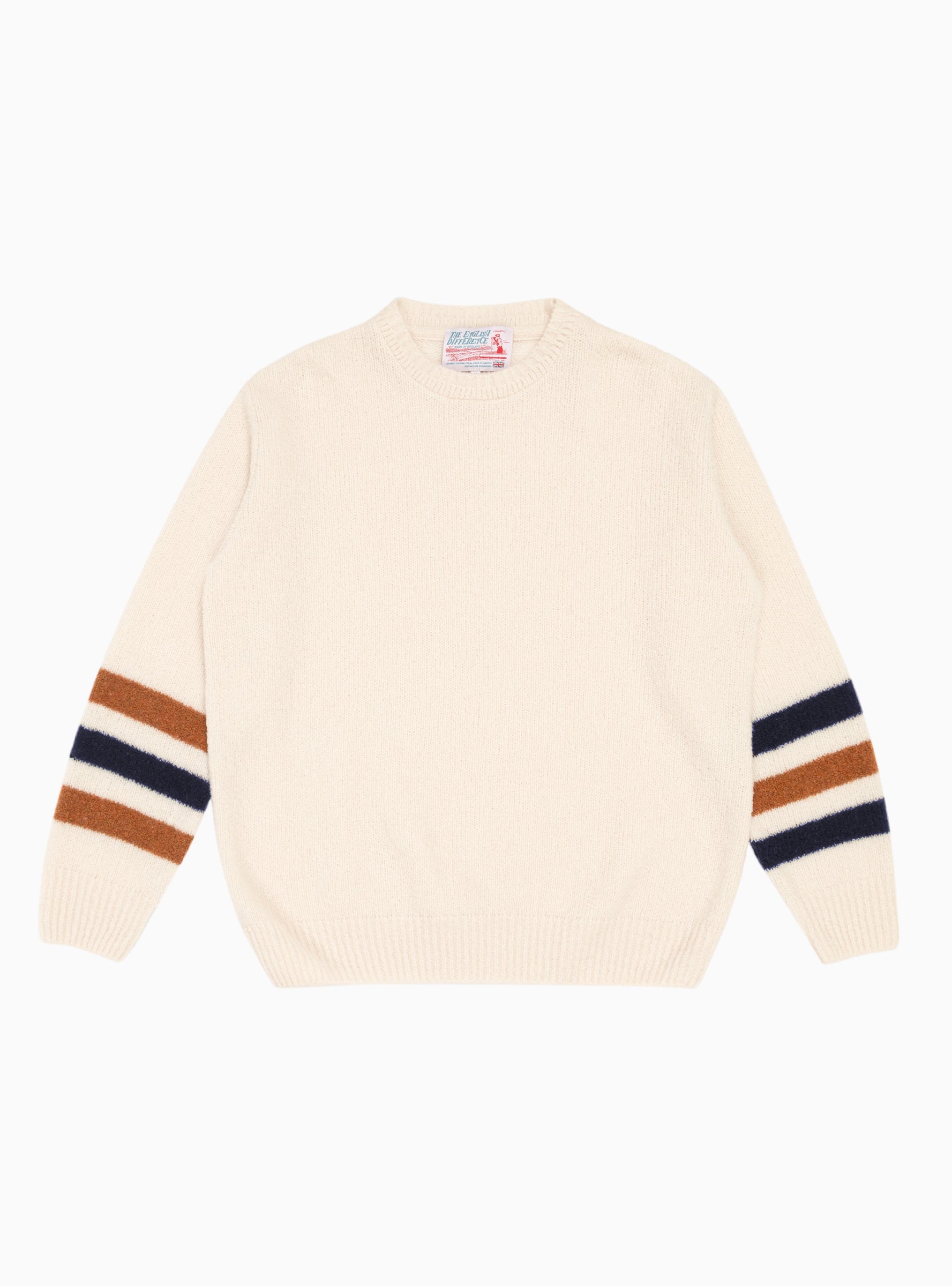  The English Difference Sports Boucle Sweater Ivory