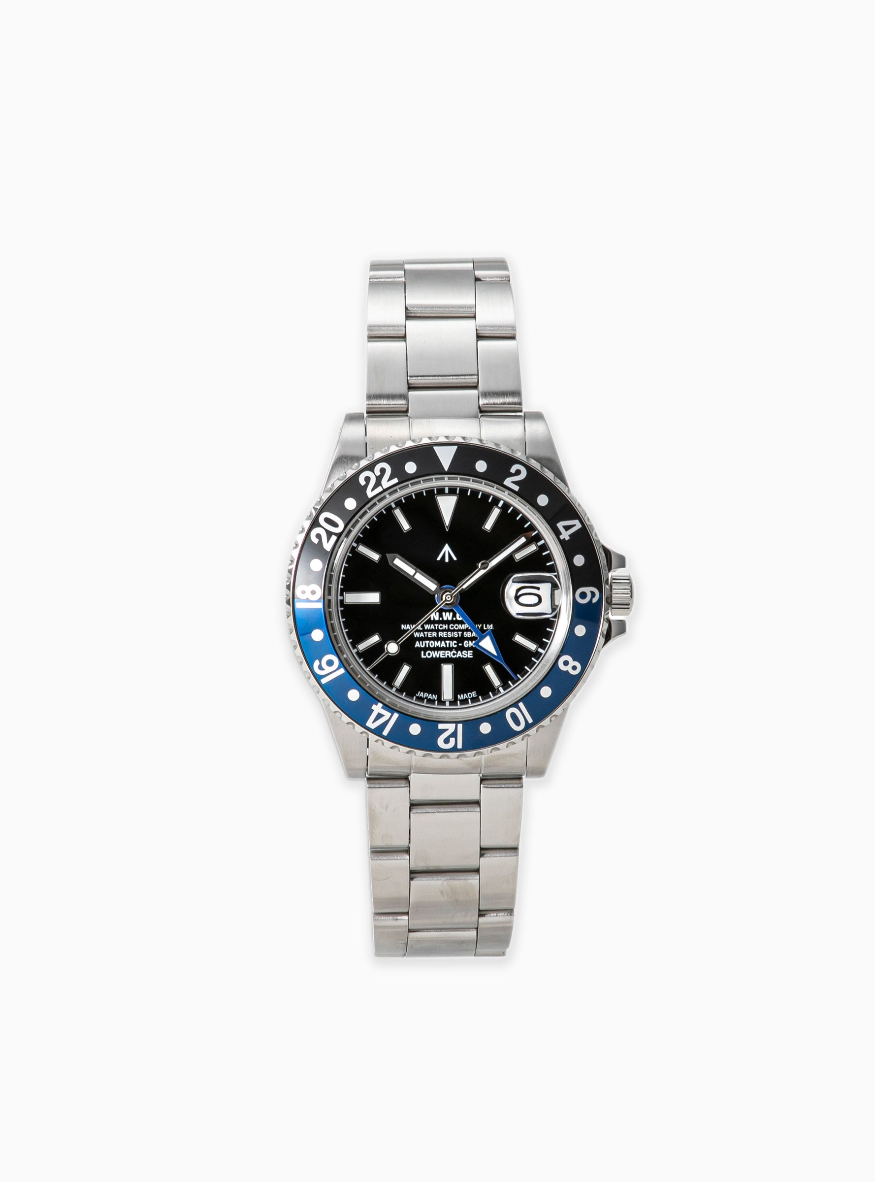  Naval Watch Co. Naval FRXD005 GMT Automatic Watch Blue & Black