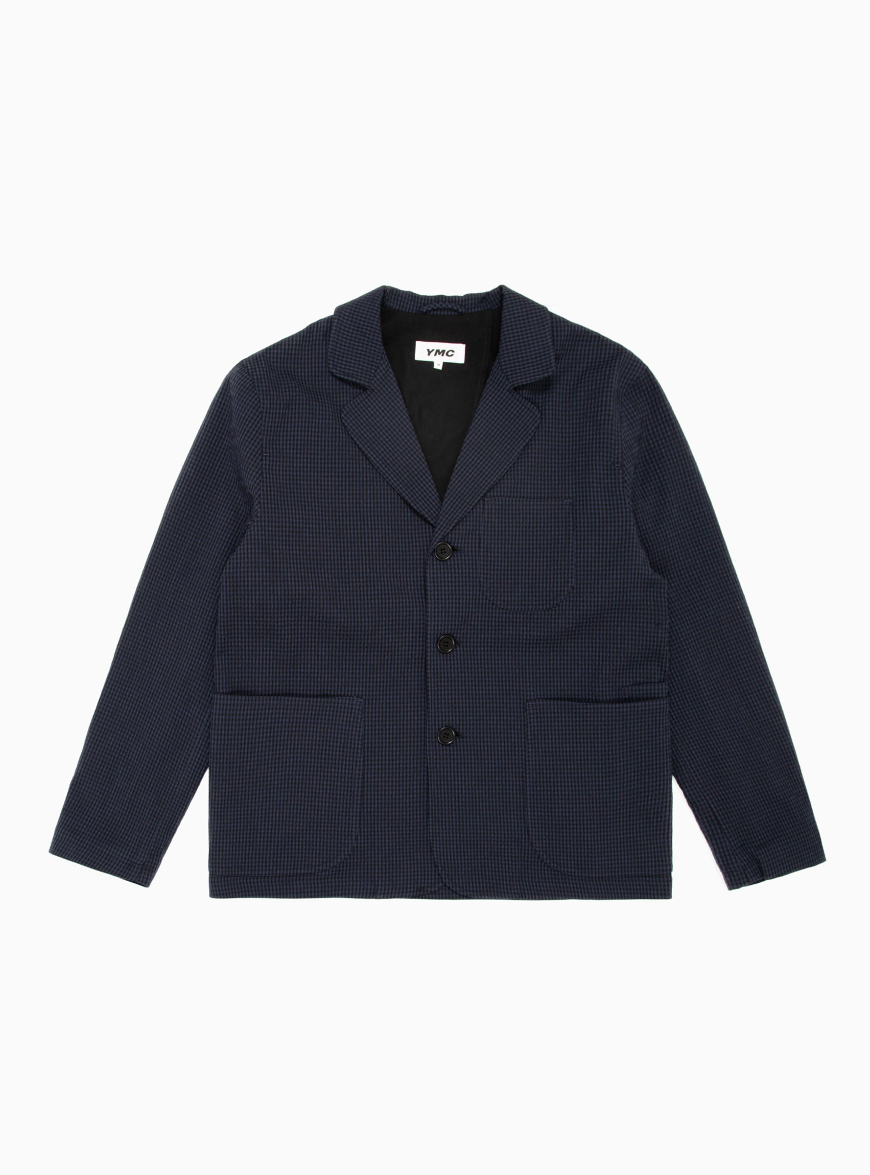  YMC Scuttlers Jacket Navy & Black Gingham