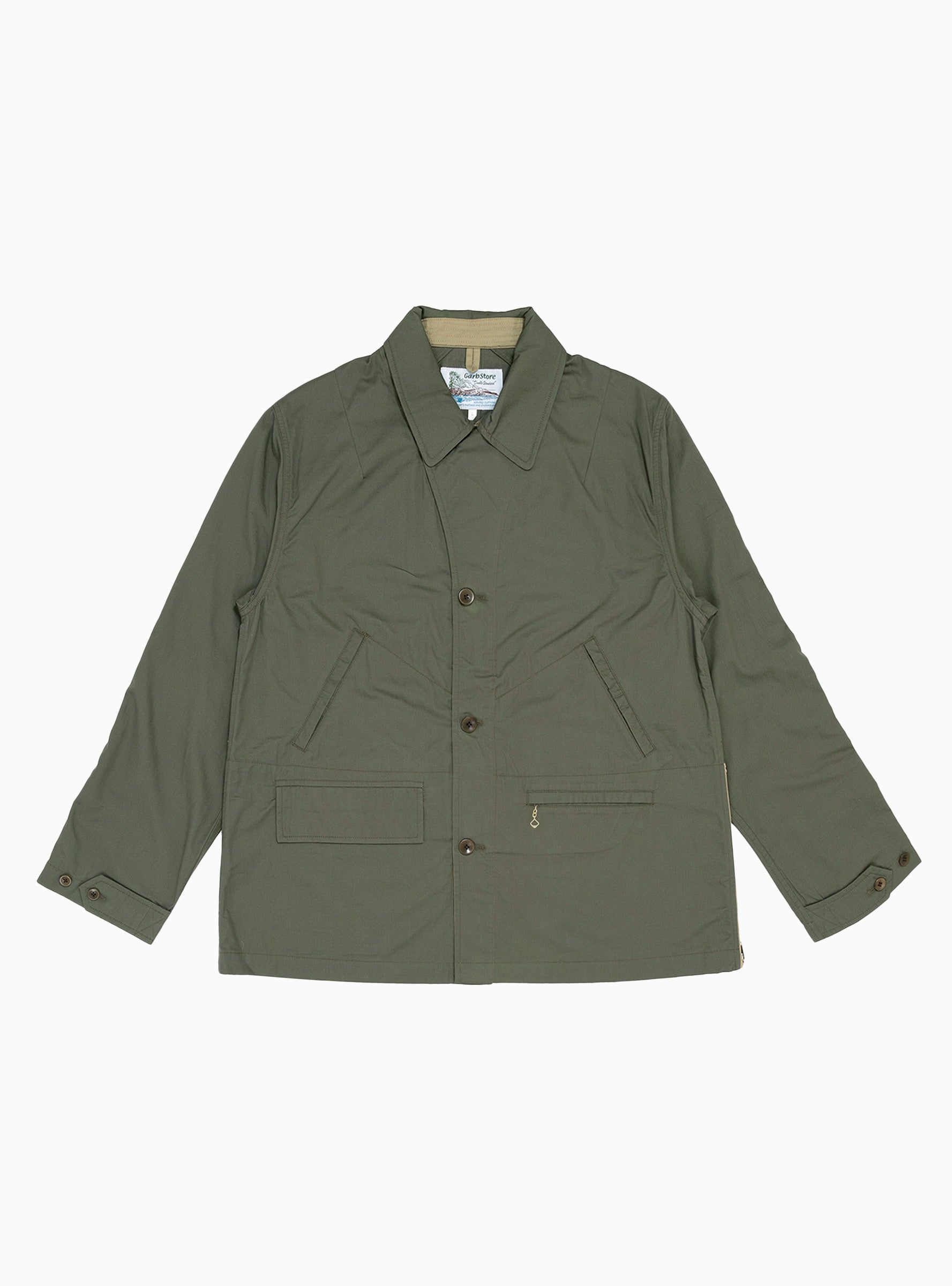  Garbstore Angler Jacket Olive - Size: XL