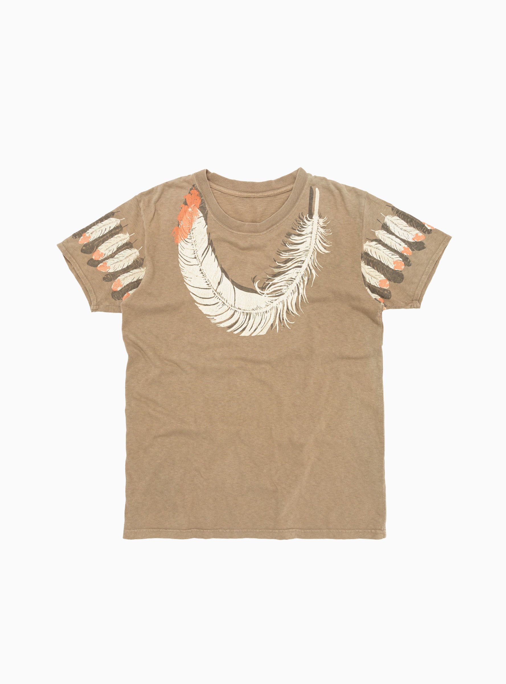  Kapital Kapital Feather Print T-shirt