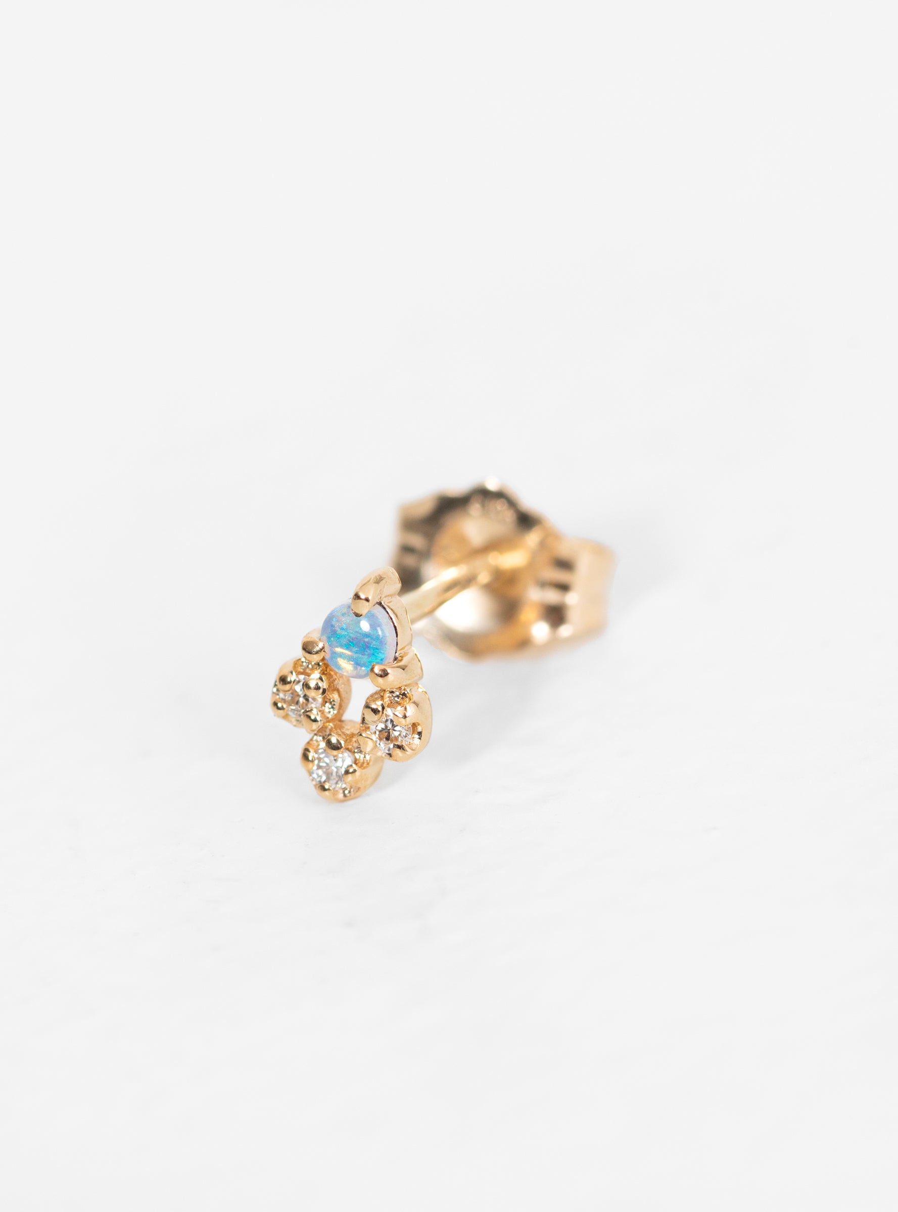  Wwake Posy Gold Single Earring