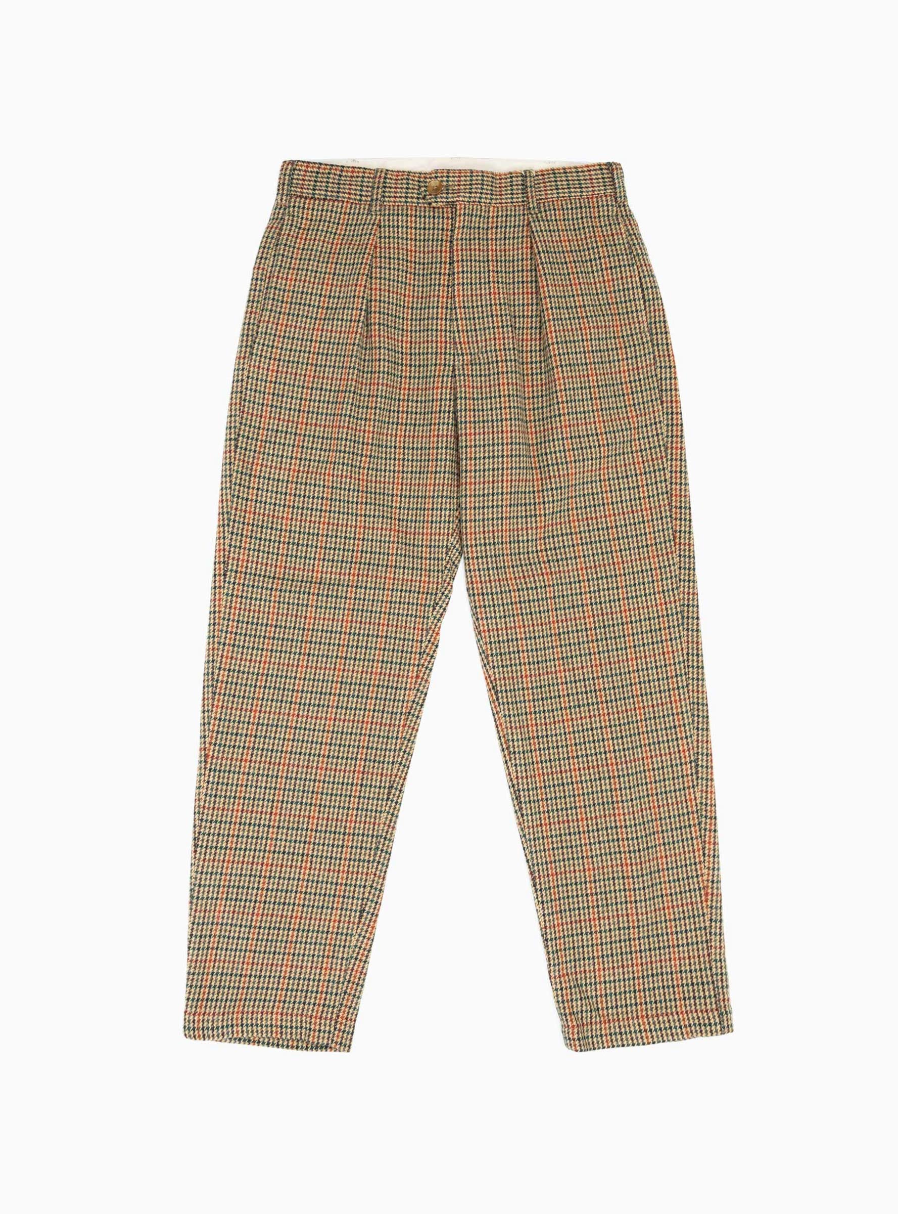  Engineered Garments Carlyle Trousers Khaki Gunclub Check