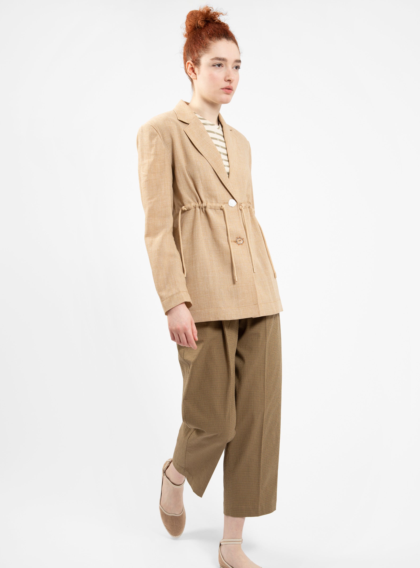  Rejina Pyo Rhys Jacket Sand