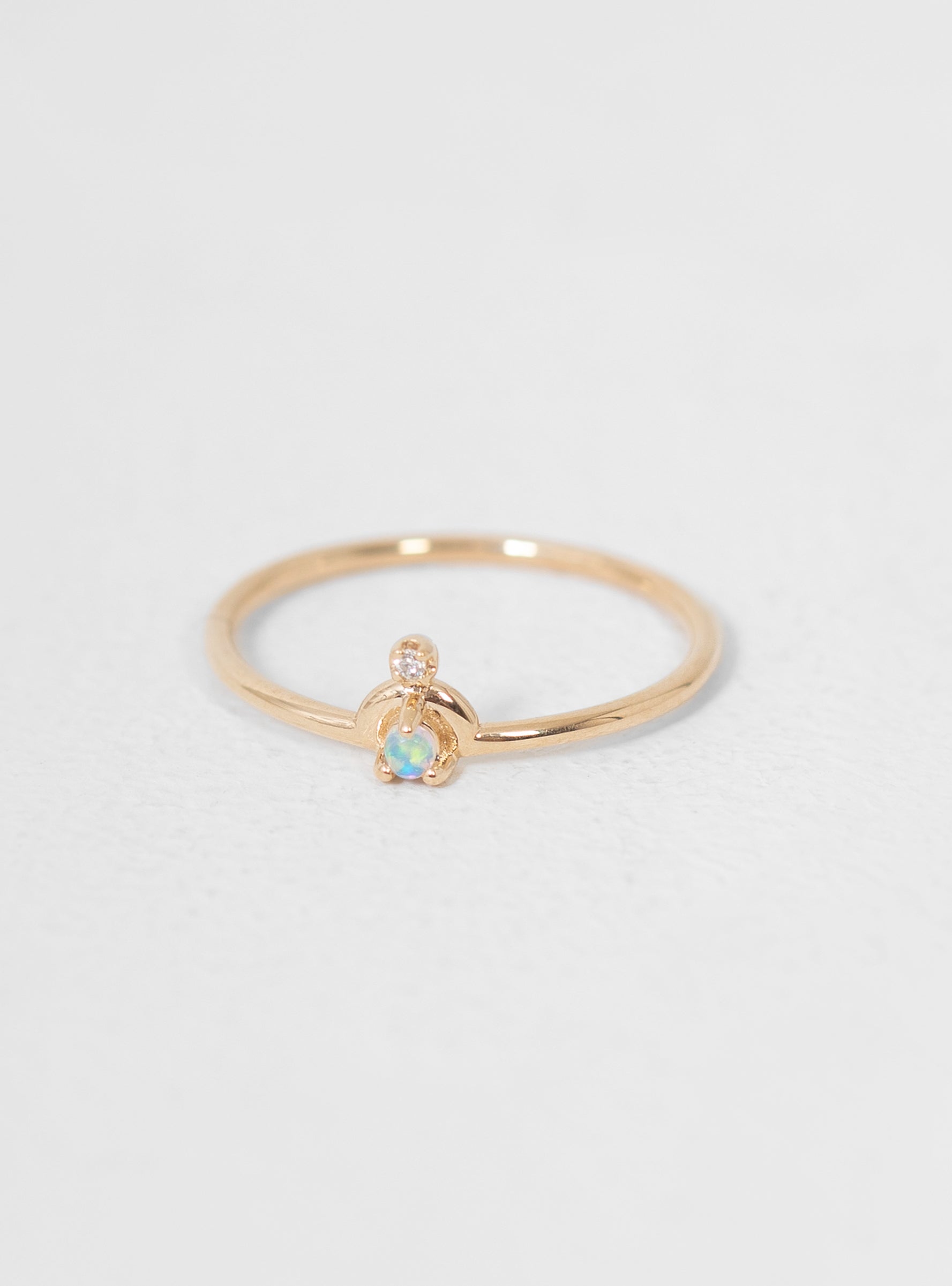  Wwake Mini Nestled Ring 10k Gold - N