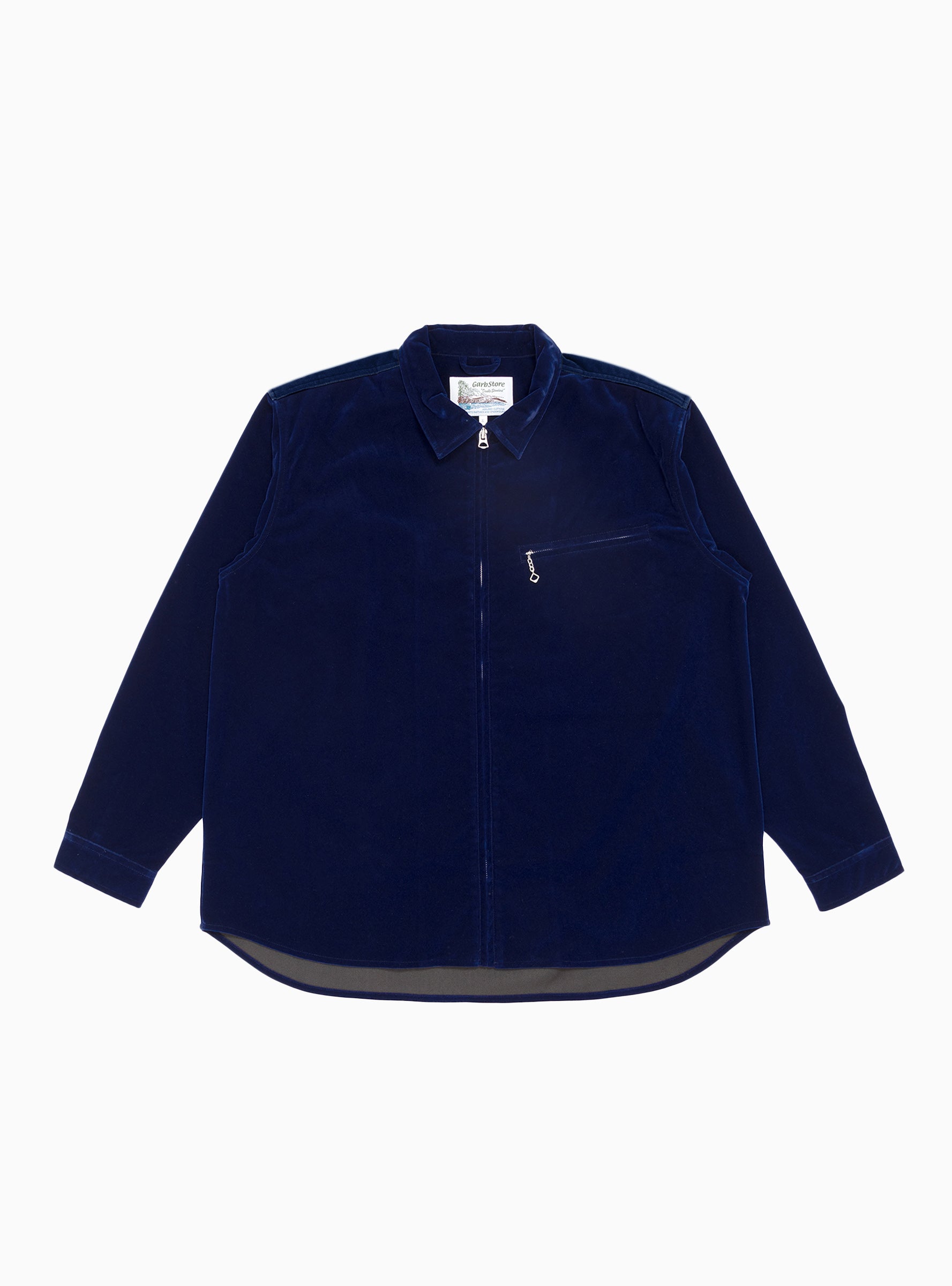  Garbstore Grande Zip Shirt Navy