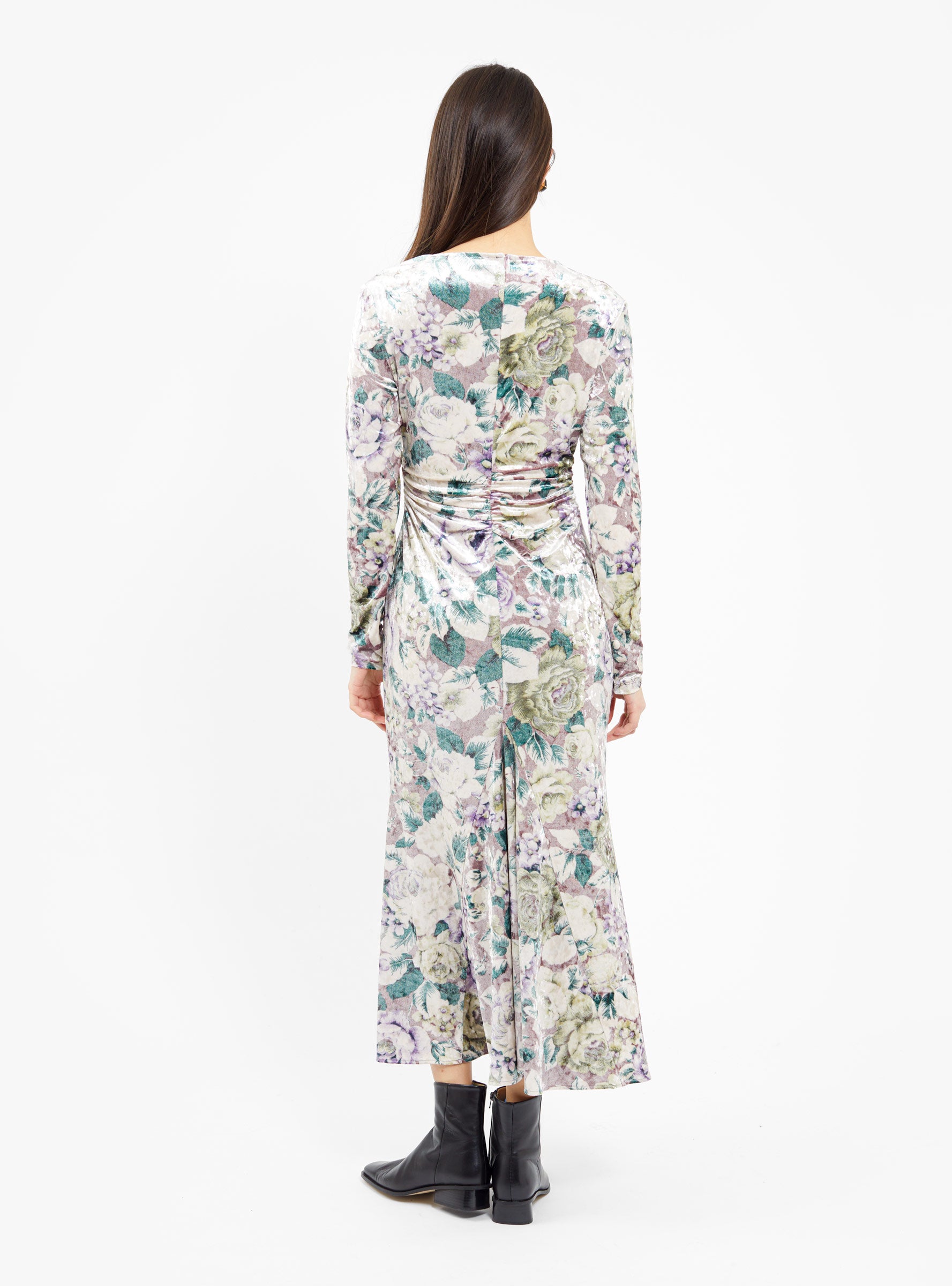  Rachel Comey Surveillance Dress Light Purple Floral - Size: Large