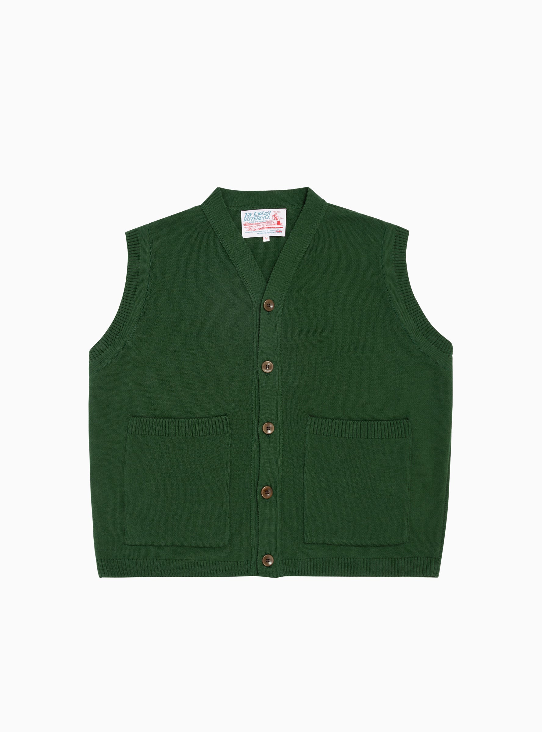  The English Difference Pocket Sweater Vest Conifer