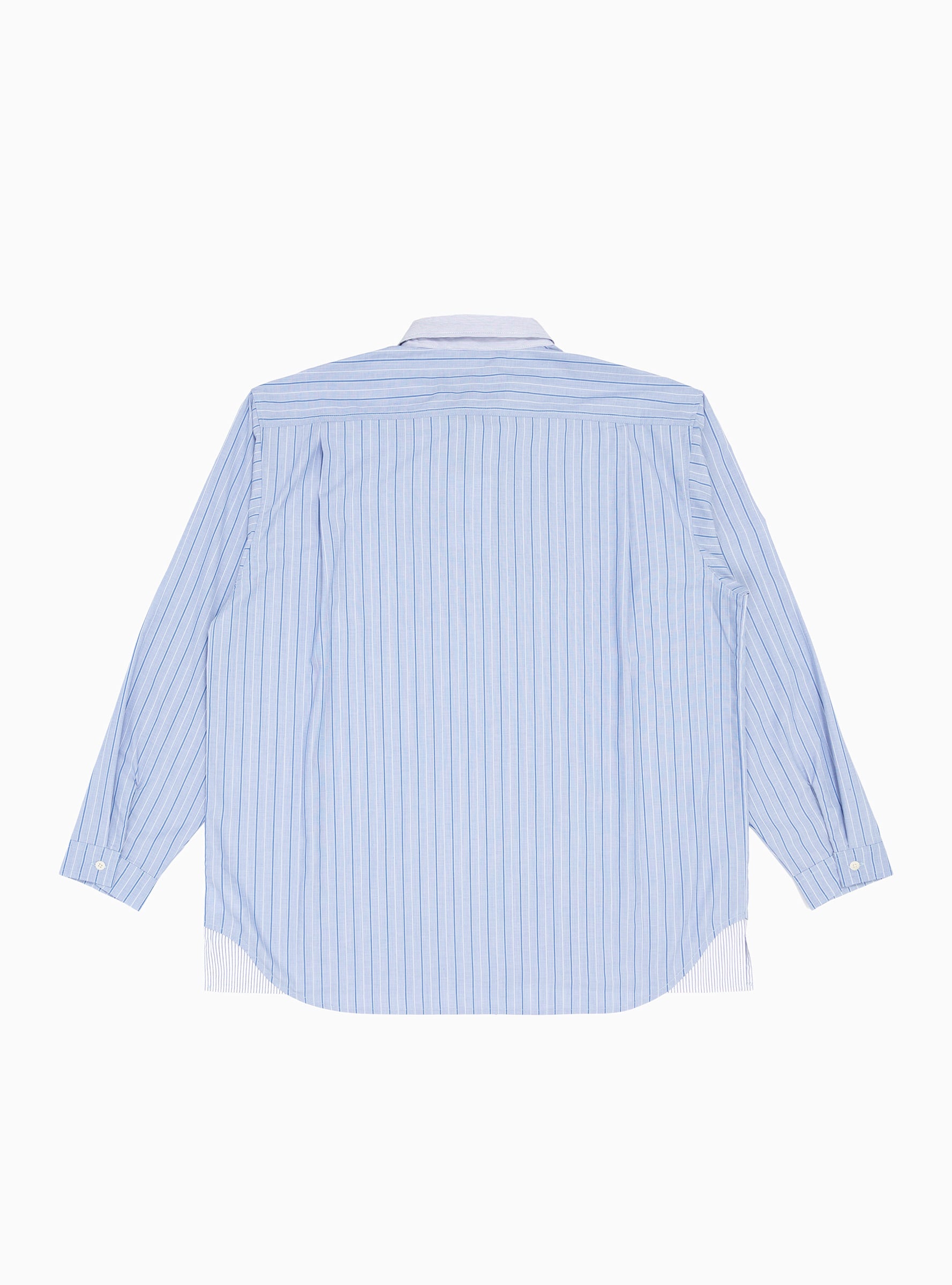  Garbstore Double Shirt Blue Stripe - Size: XL