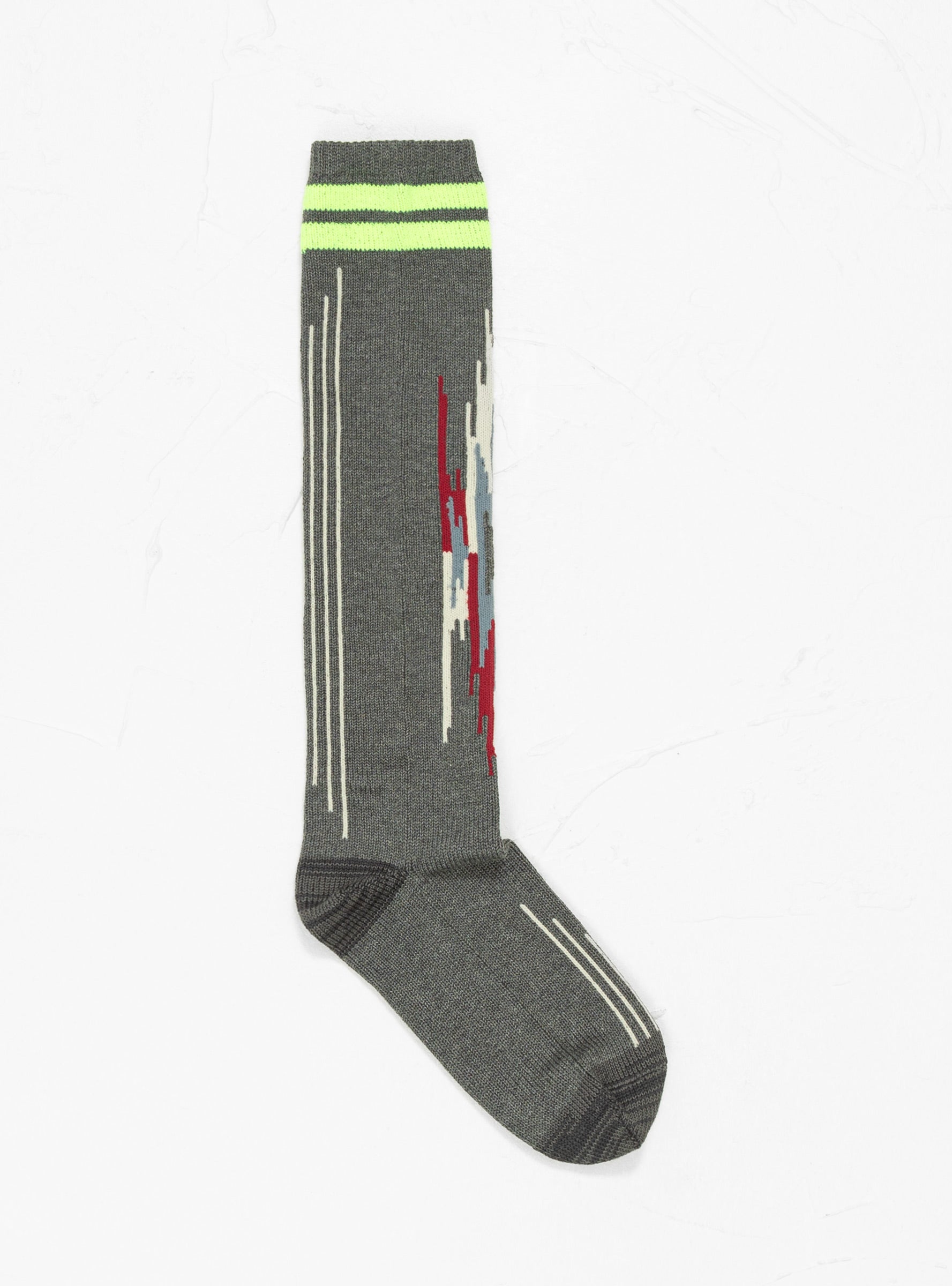  Kapital 84 Yarns Ortega Knee High Socks Charcoal