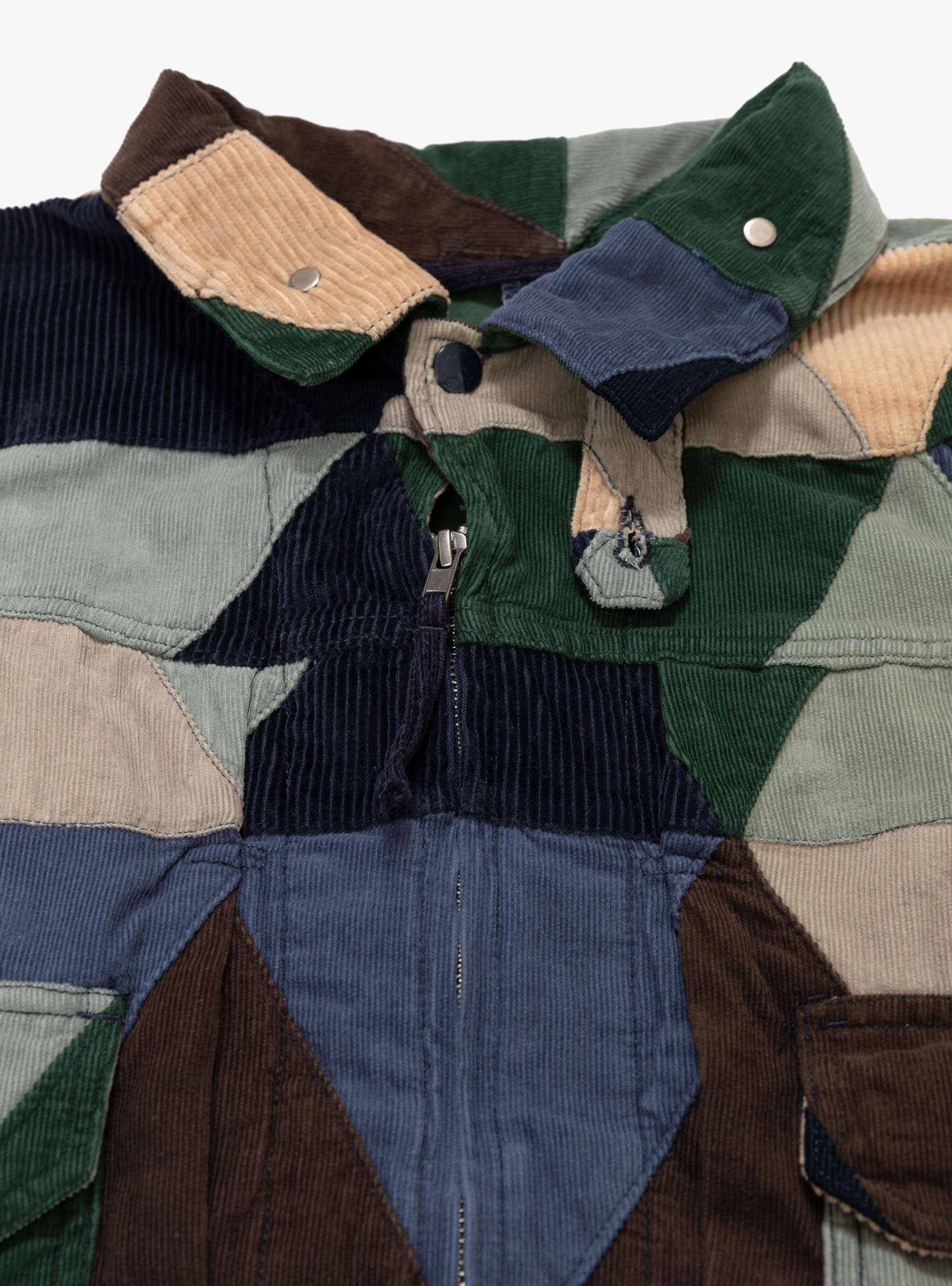 engineered garments Engineered Garments Patchwork Trucker Jacket Multi - Size: XL
