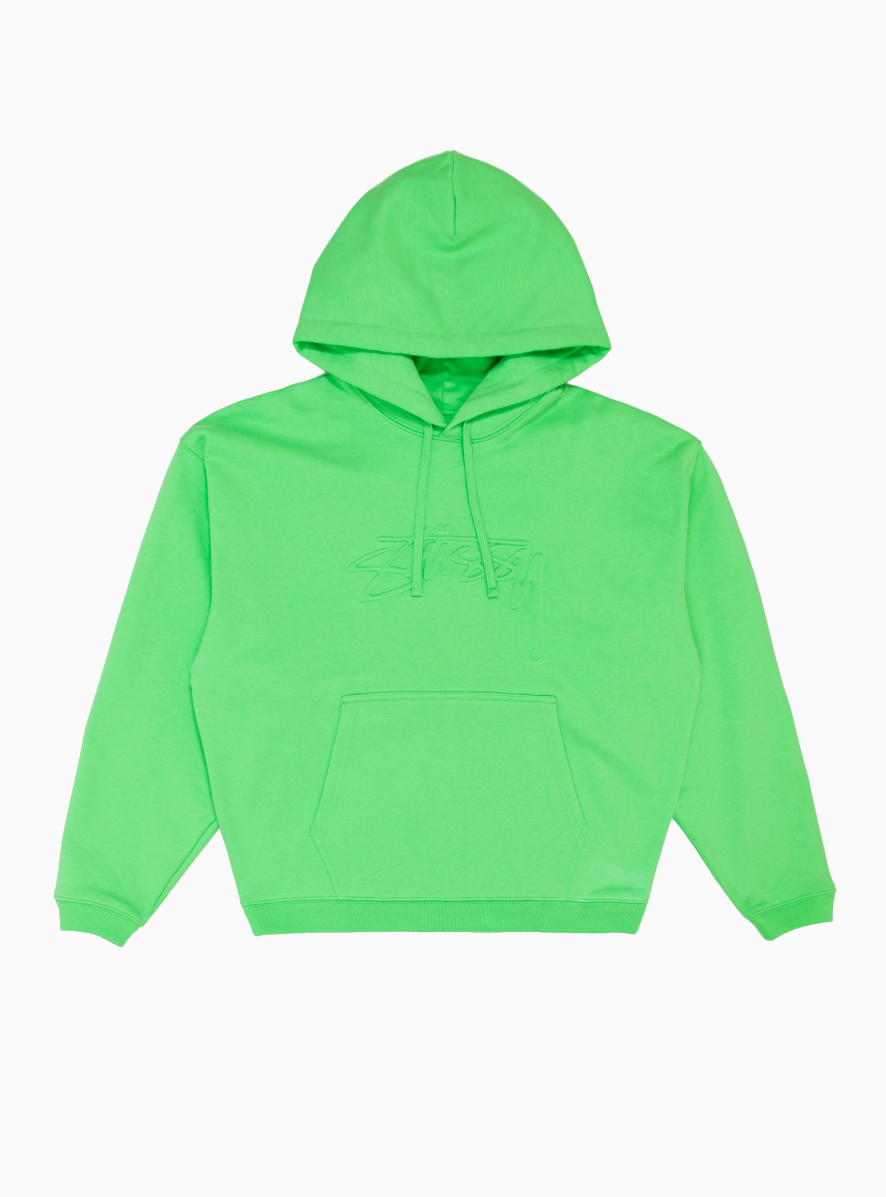  Stüssy Relaxed Oversized Hoodie Green