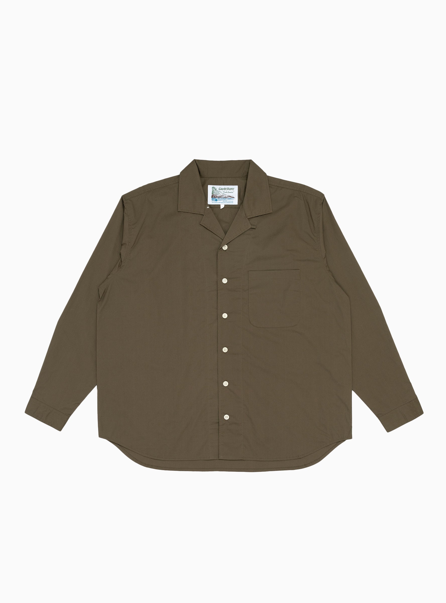  Garbstore Kabana Shirt Olive - Size: Large