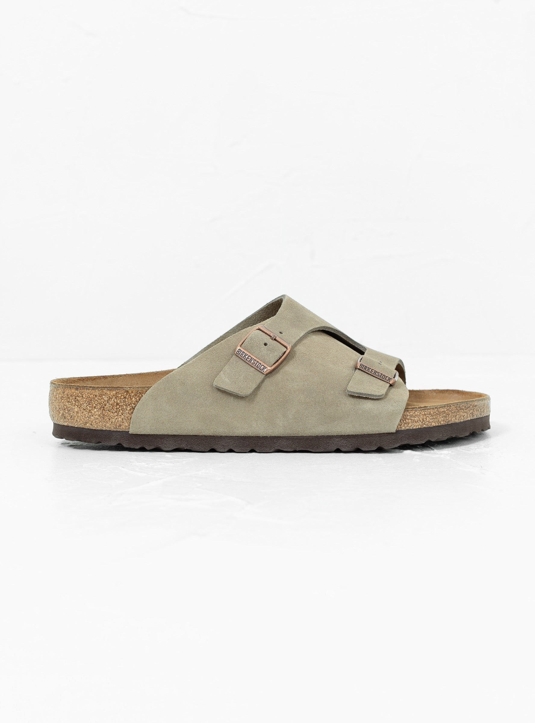  Birkenstock Zurich Suede Sandals Taupe