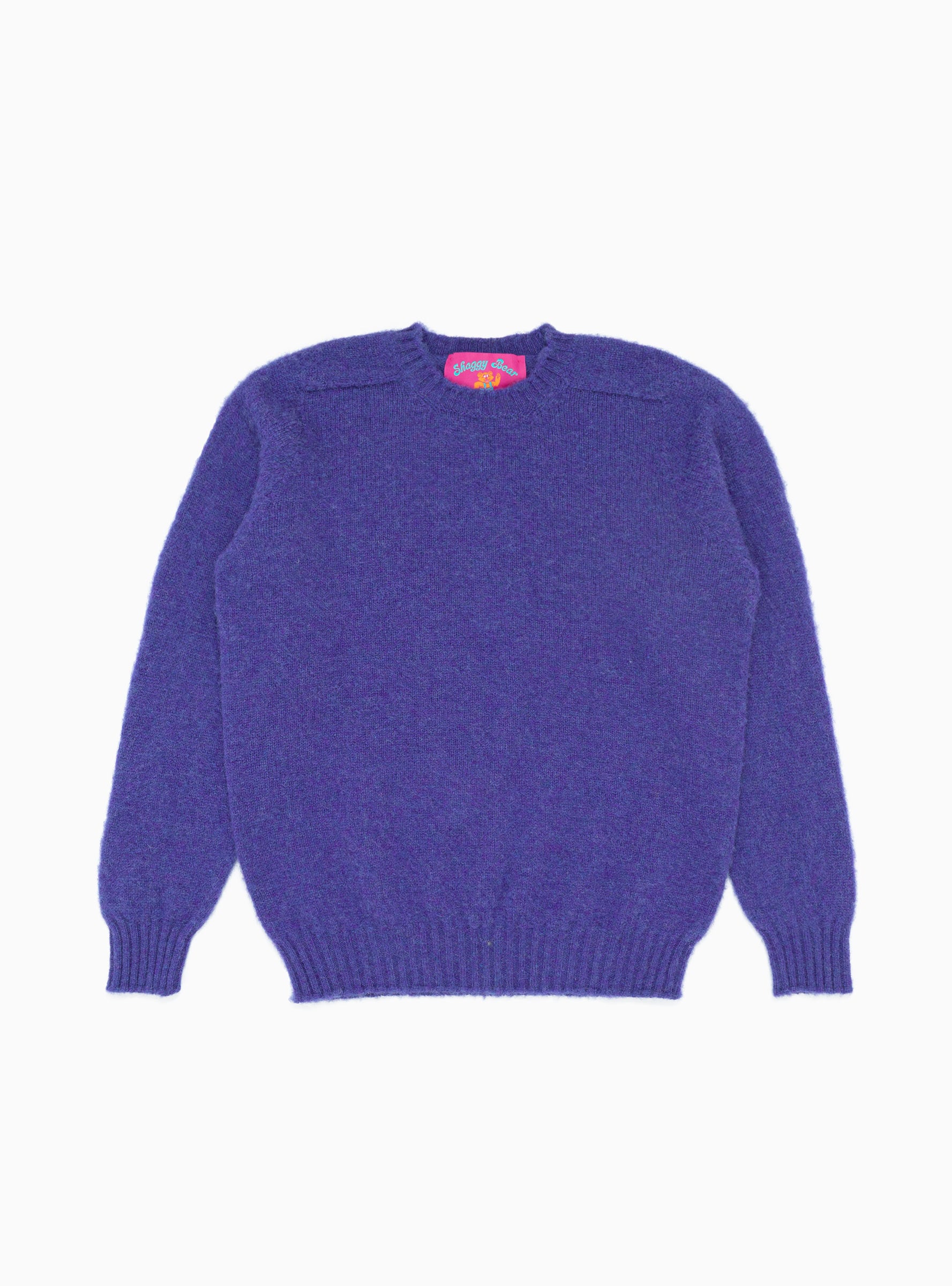  Howlin' Shaggy Bear Sweater Violet