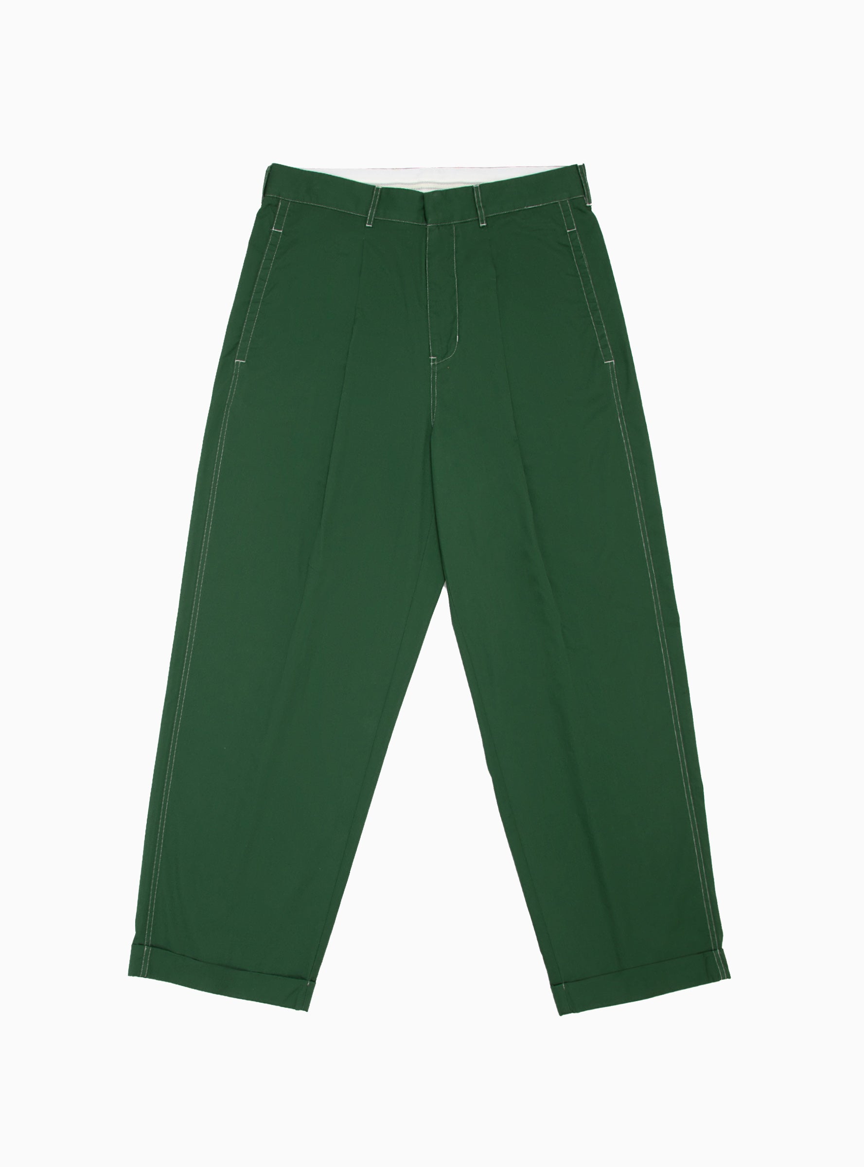  Garbstore Manager Pleated Pants Forest