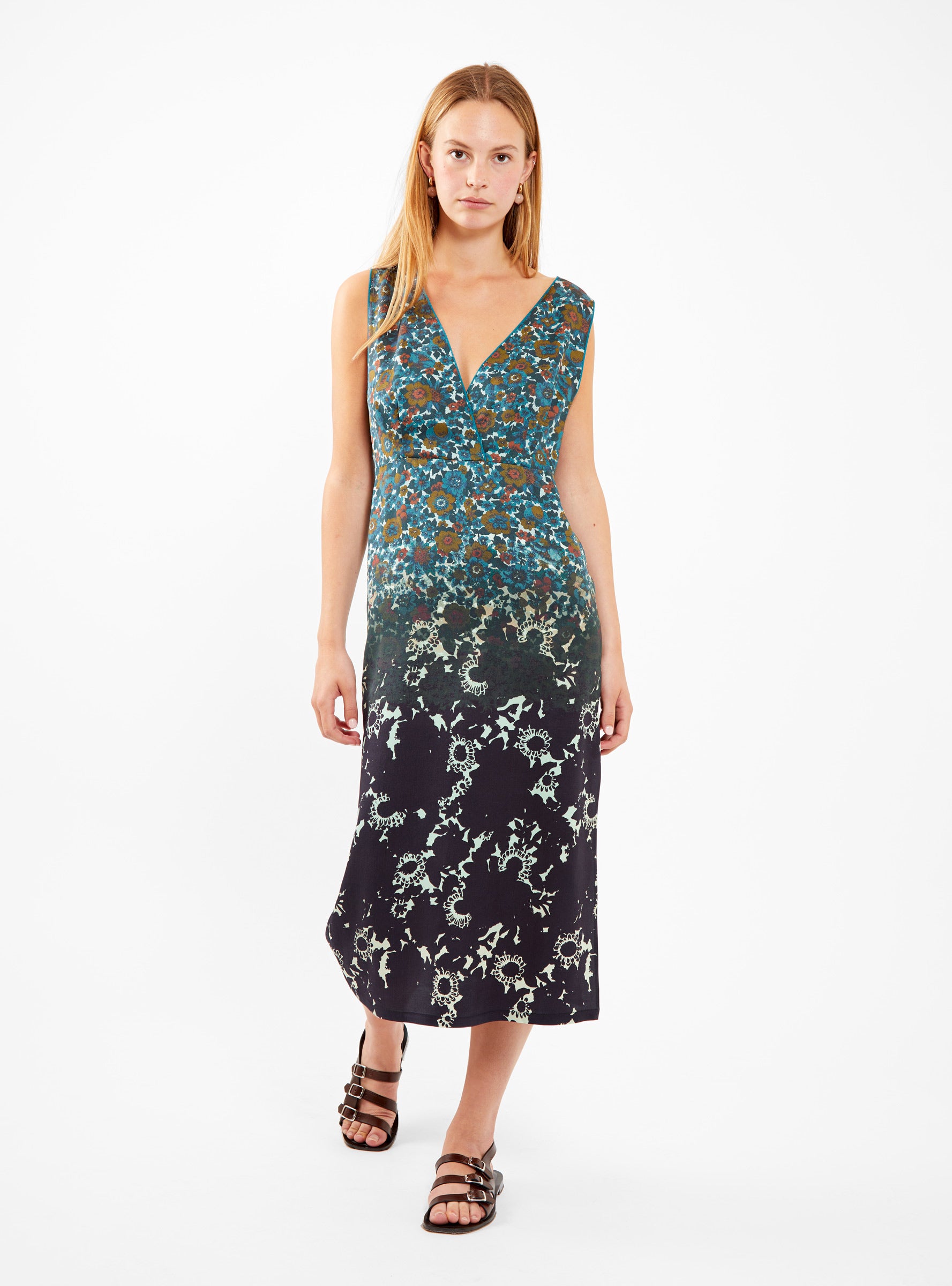  Rachel Comey Calvado Dress Turquoise