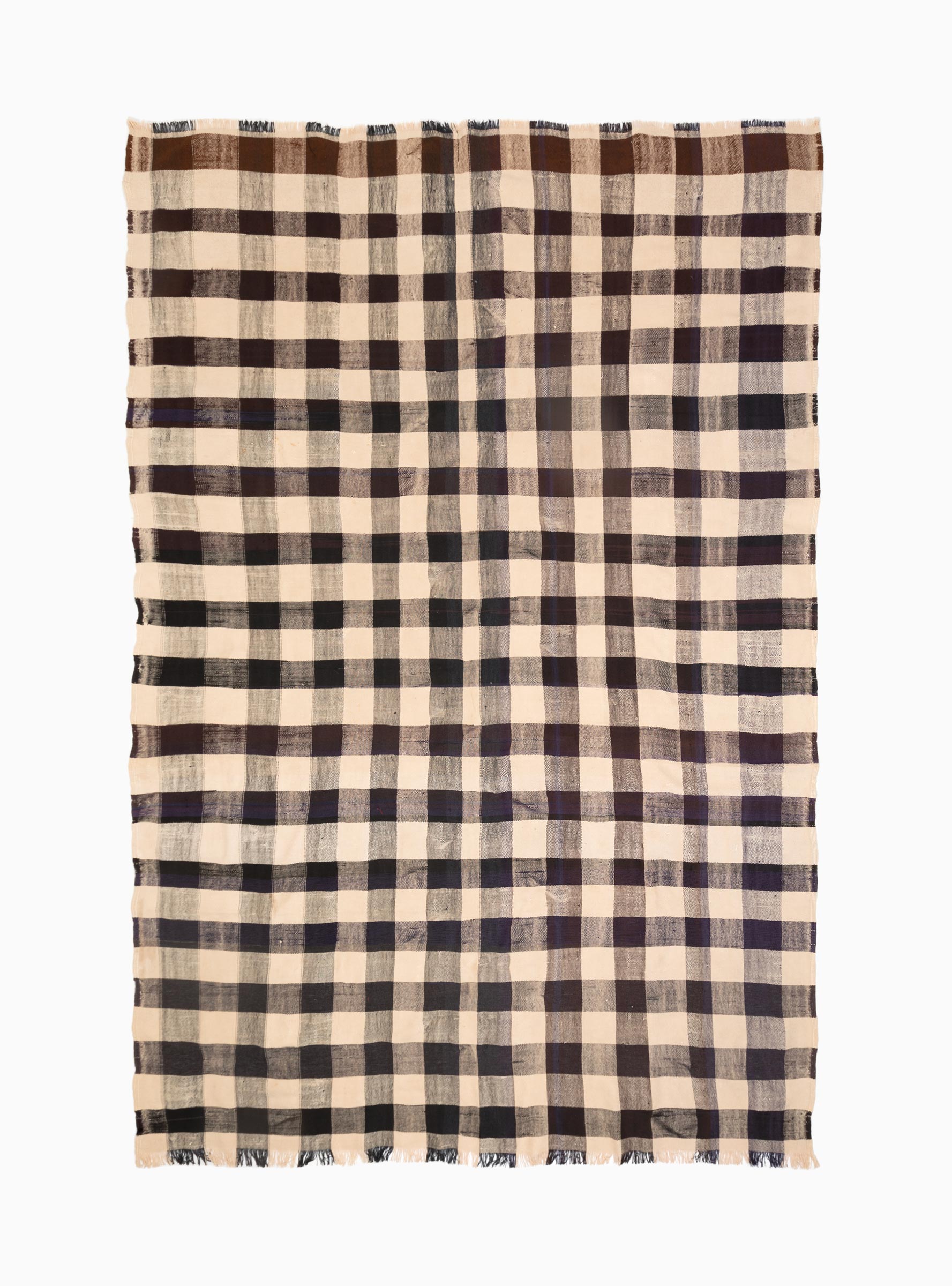  Martine Goron Moroccan Vintage Throw - Check