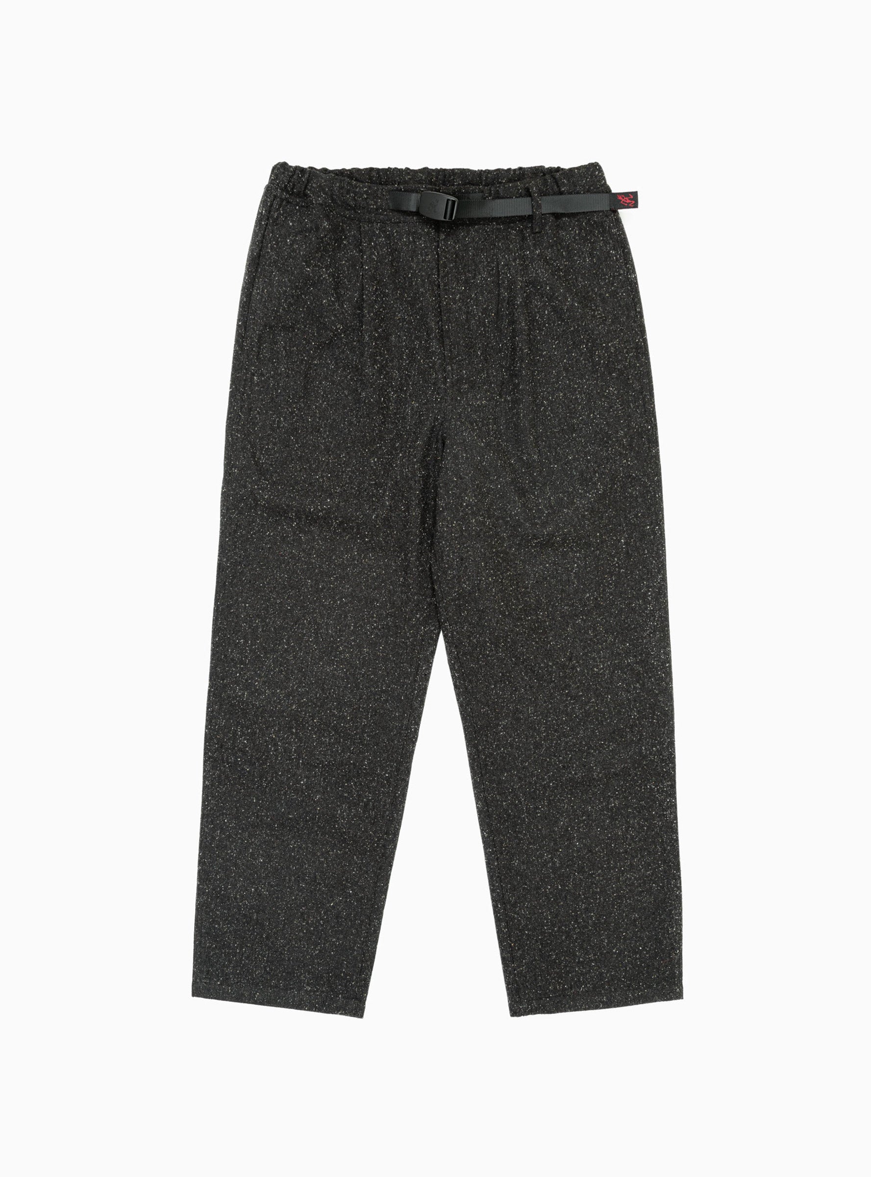  Gramicci Wool Relaxed Pleated Trousers Charcoal