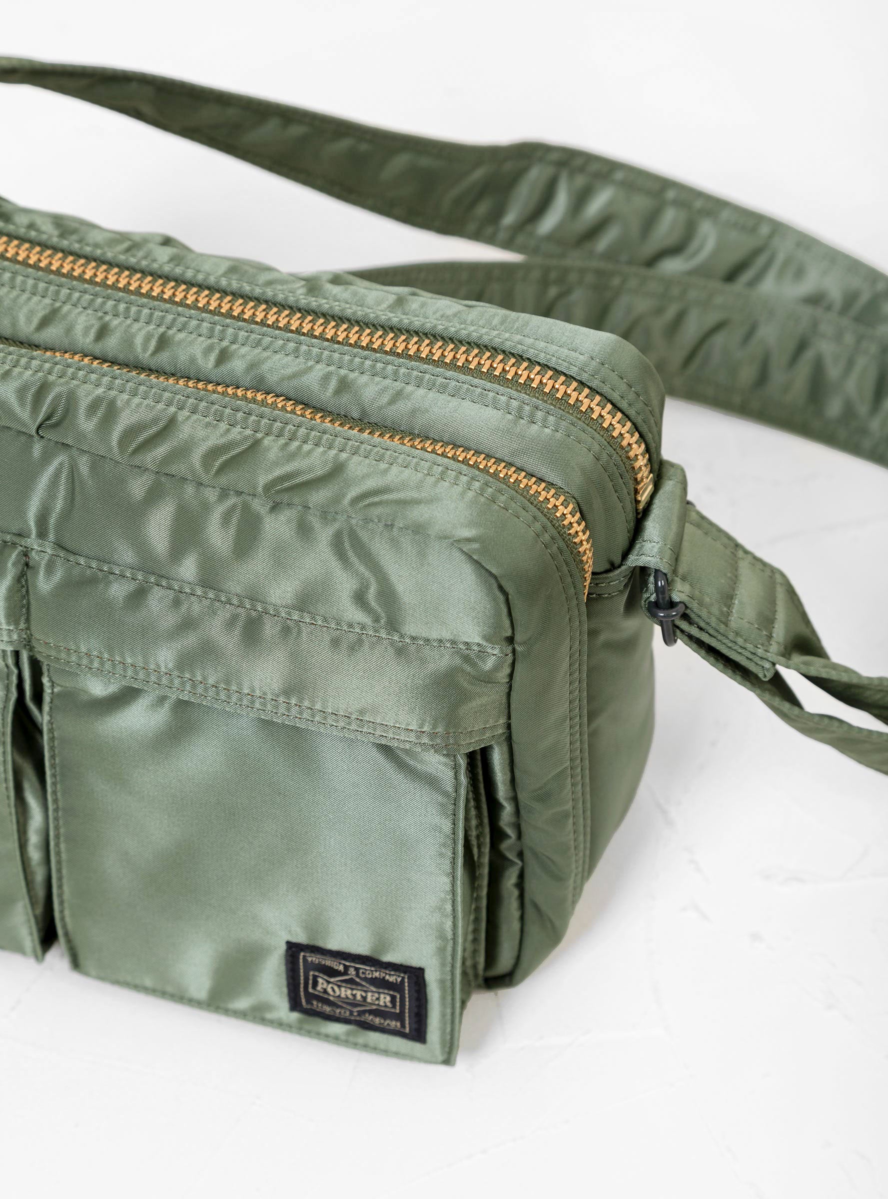  Porter Yoshida & Co. TANKER Shoulder Bag Small Sage Green