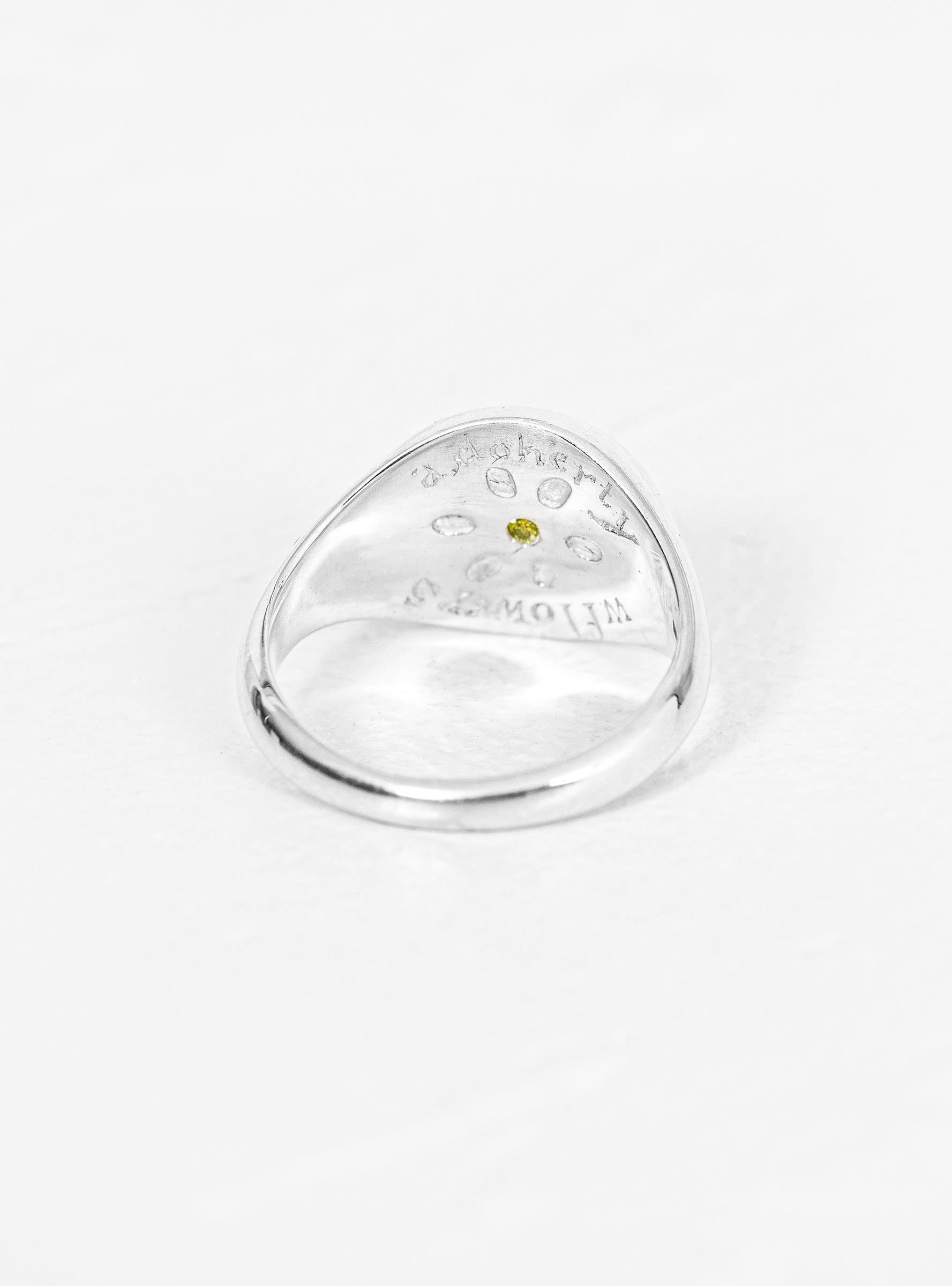  Alec Doherty Snail Diamond Ring Silver - U