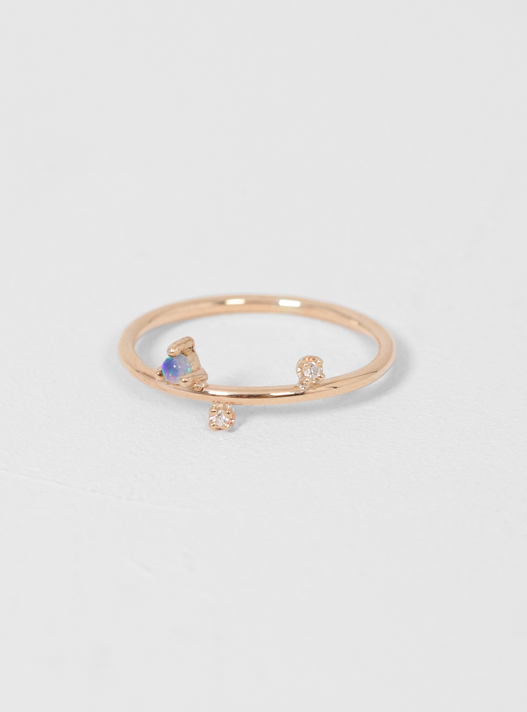  WWAKE Mini Three Step Ring Gold - 54