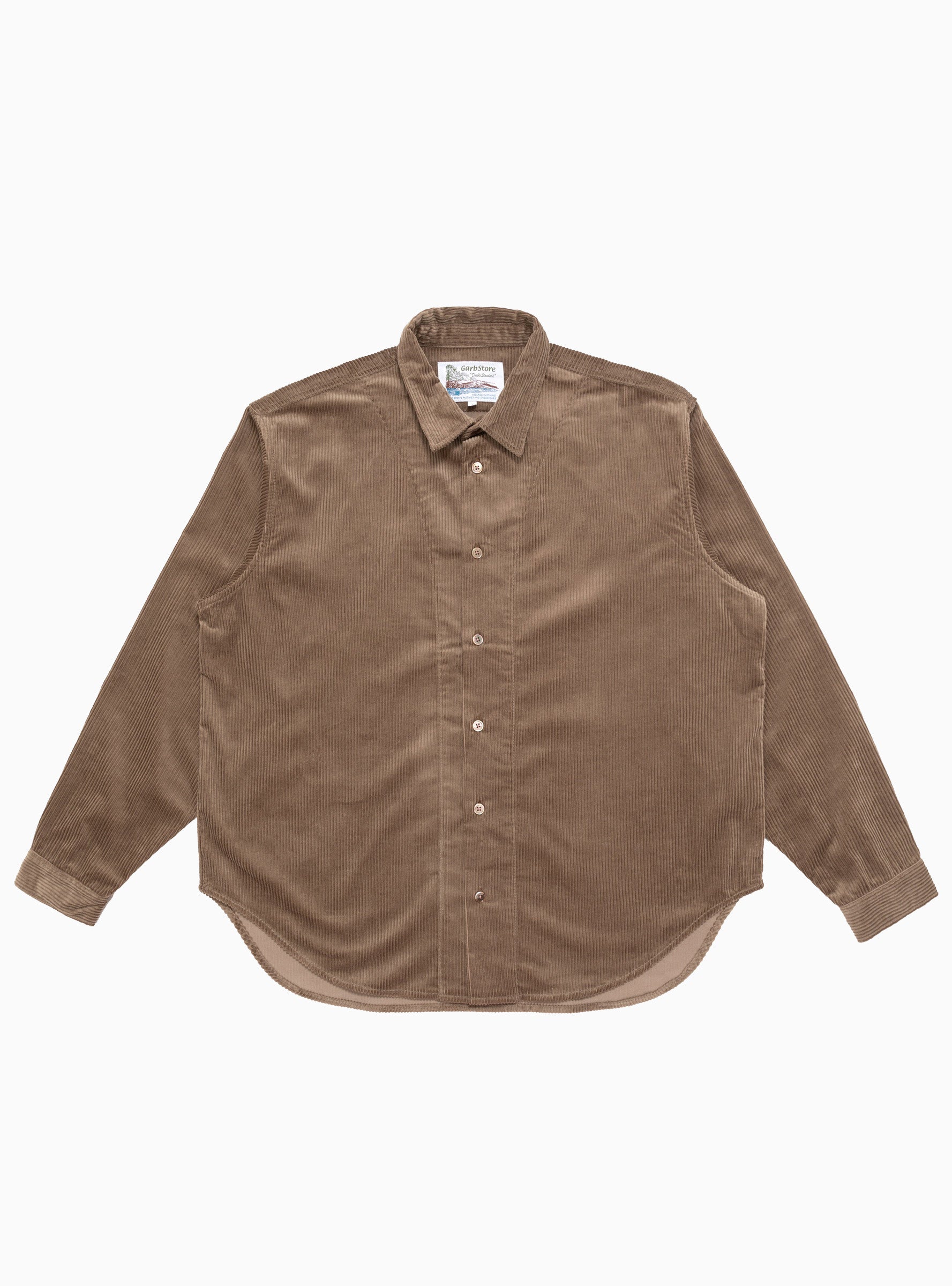  Garbstore Cord Shirt Stone