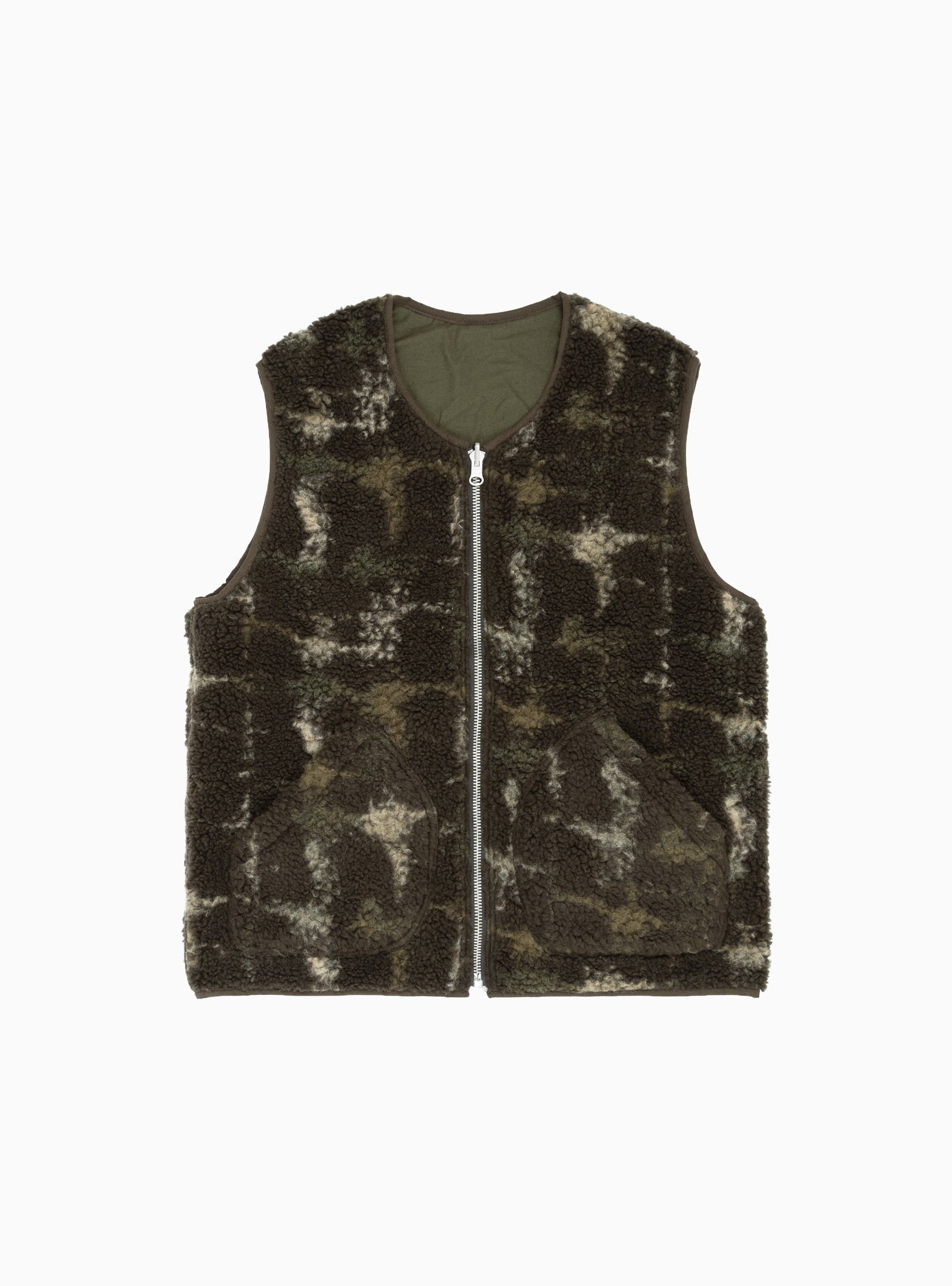  YMC Utah Waistcoat Brown Multi