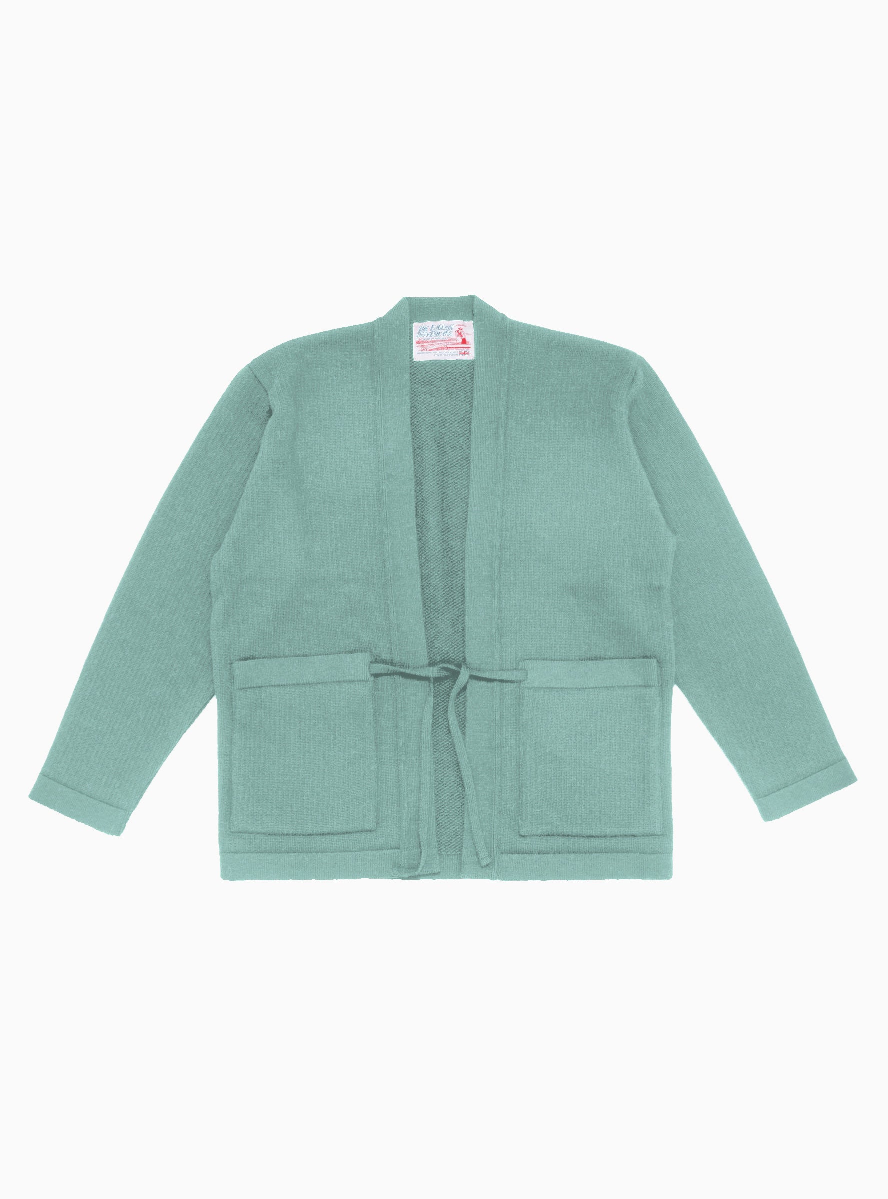  The English Difference Cotton Open Cardigan Teal