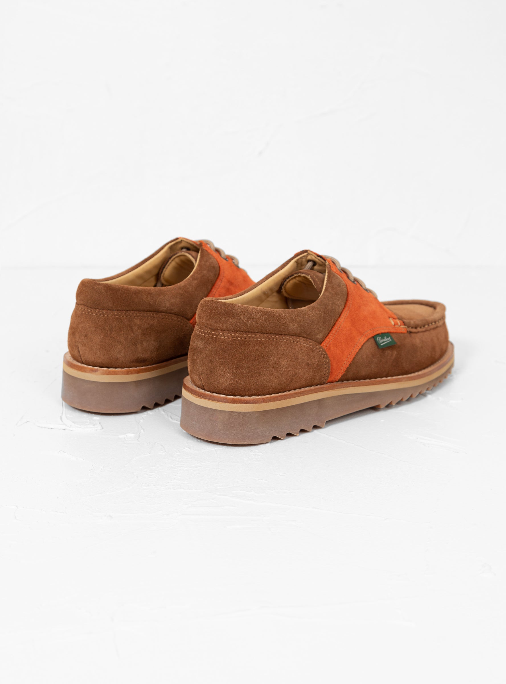Paraboot Paraboot Thiers Suede Shoes Sand & Orange - Size: UK 8
