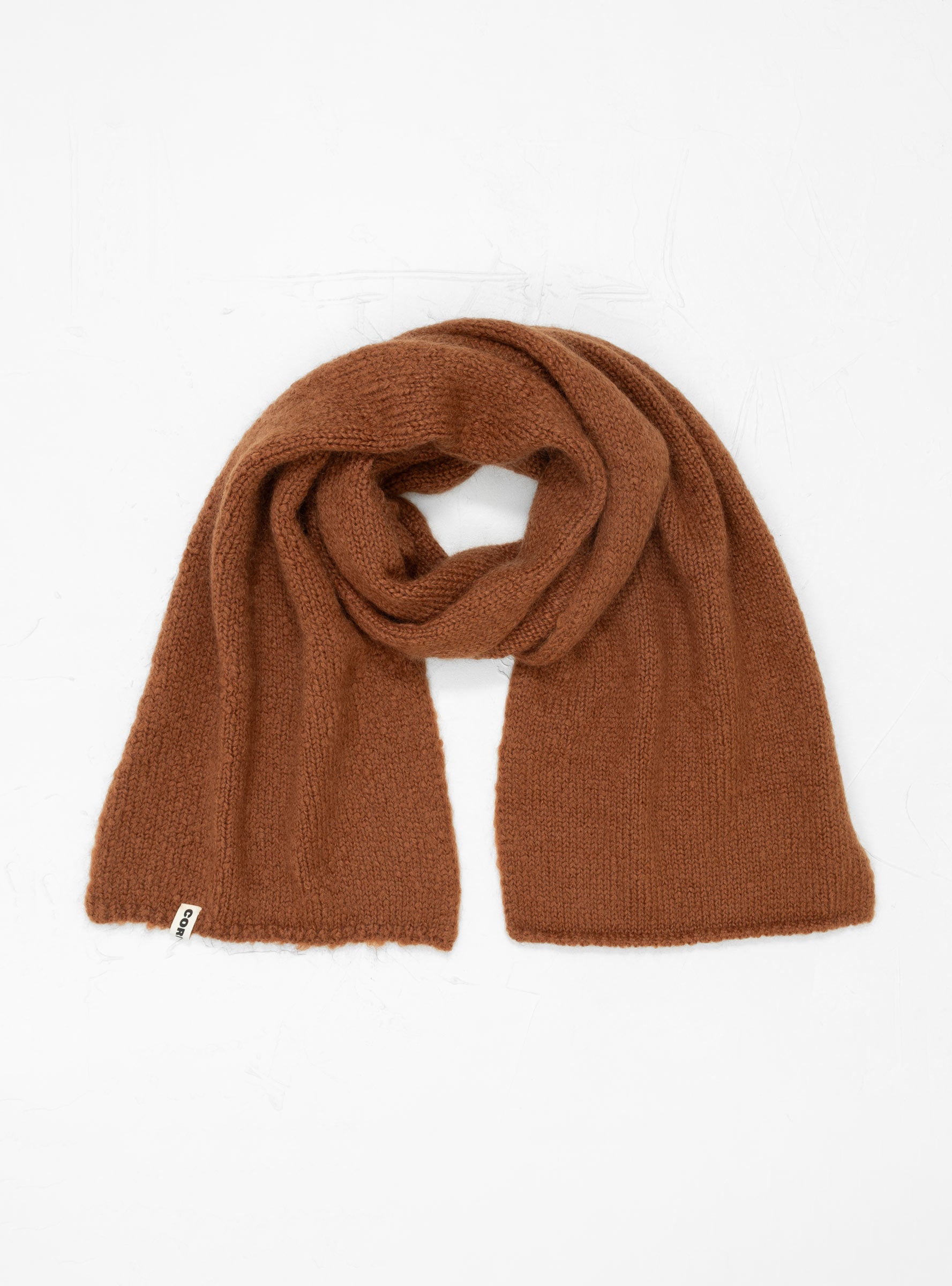  Cordera Mohair Scarf Toffee Brown