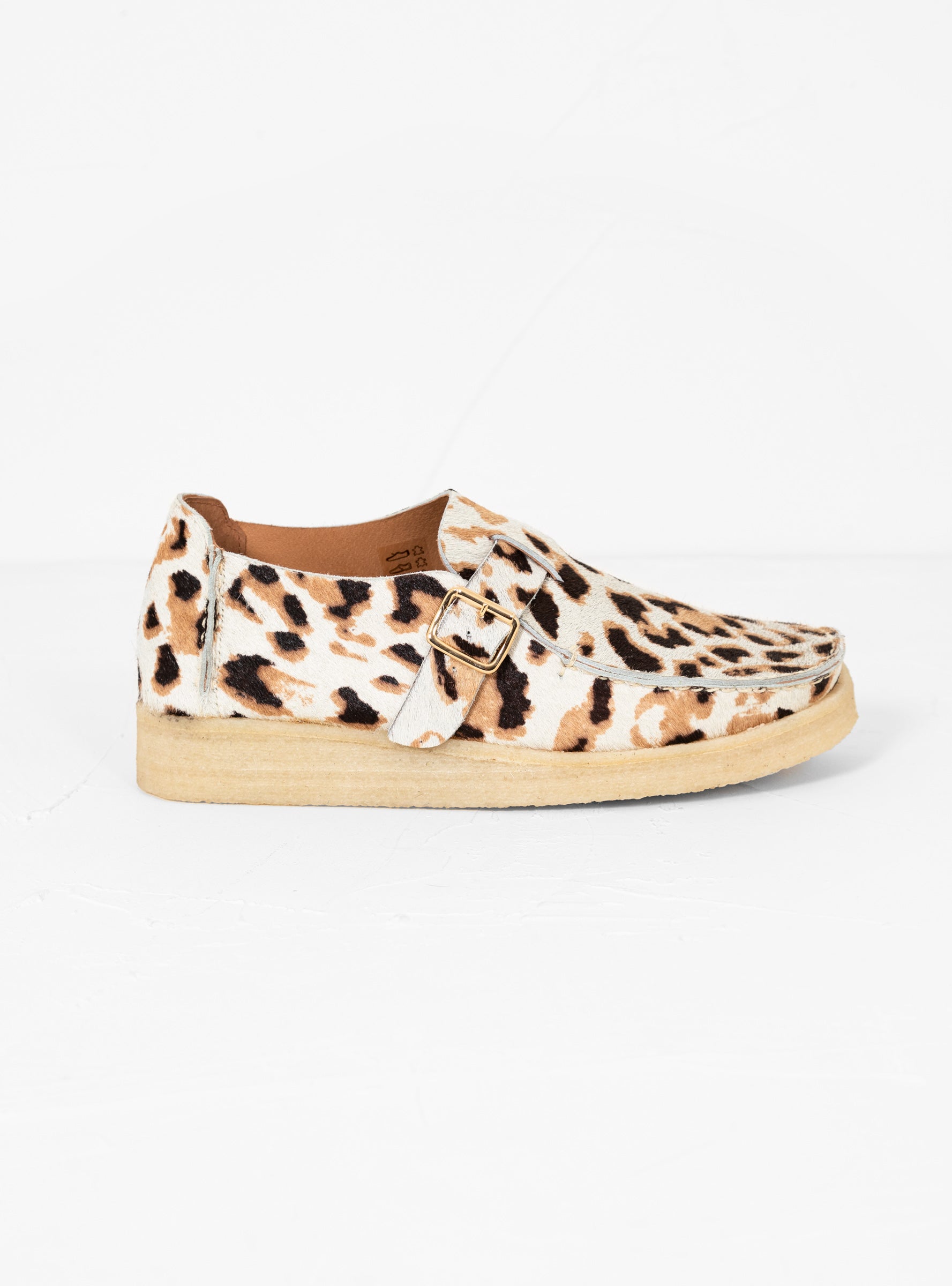  Garbstore x Padmore & Barnes Side Seam Slide Shoes Leopard Print