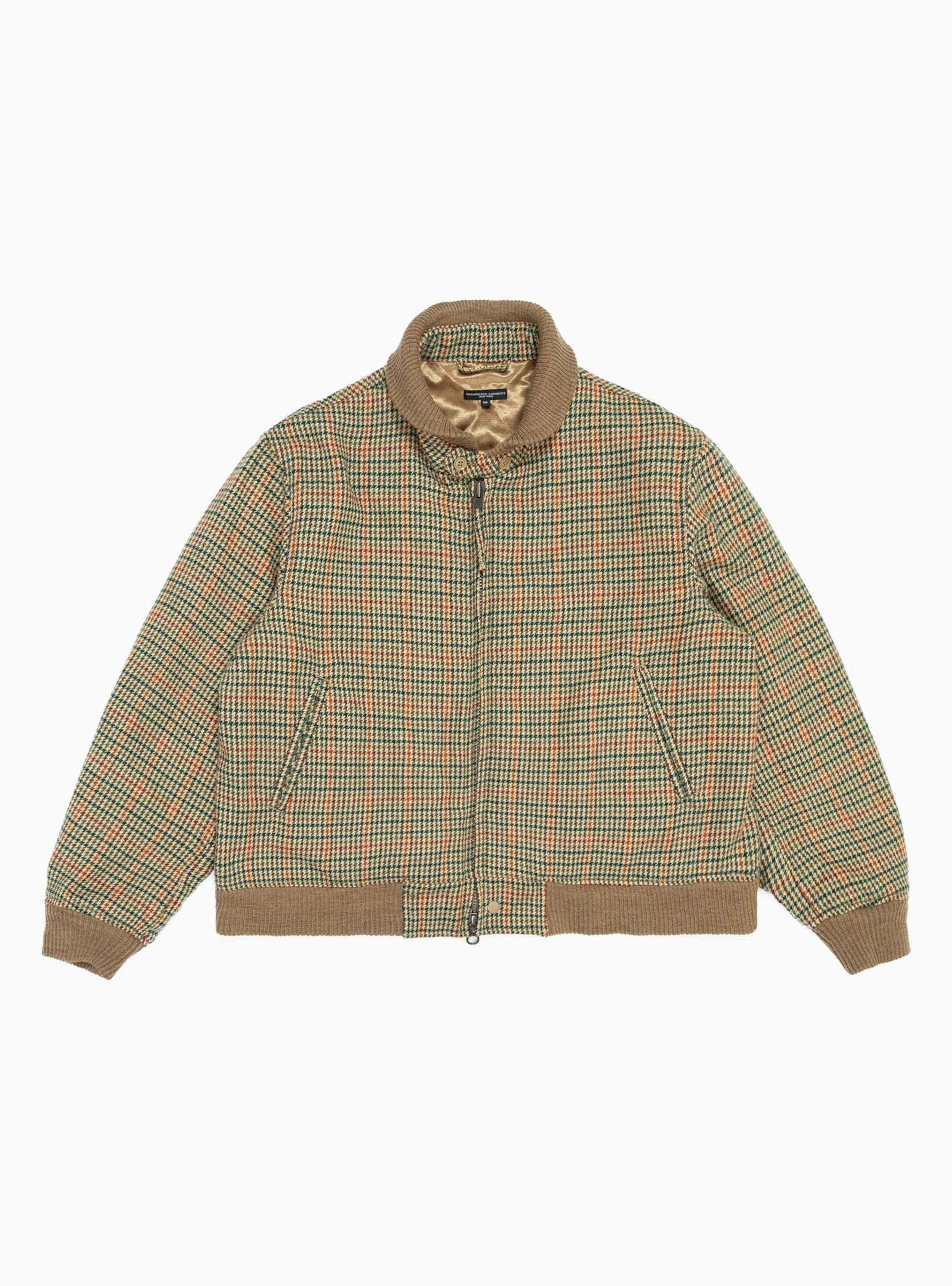  Engineered Garments LL Jacket Khaki Gunclub Check