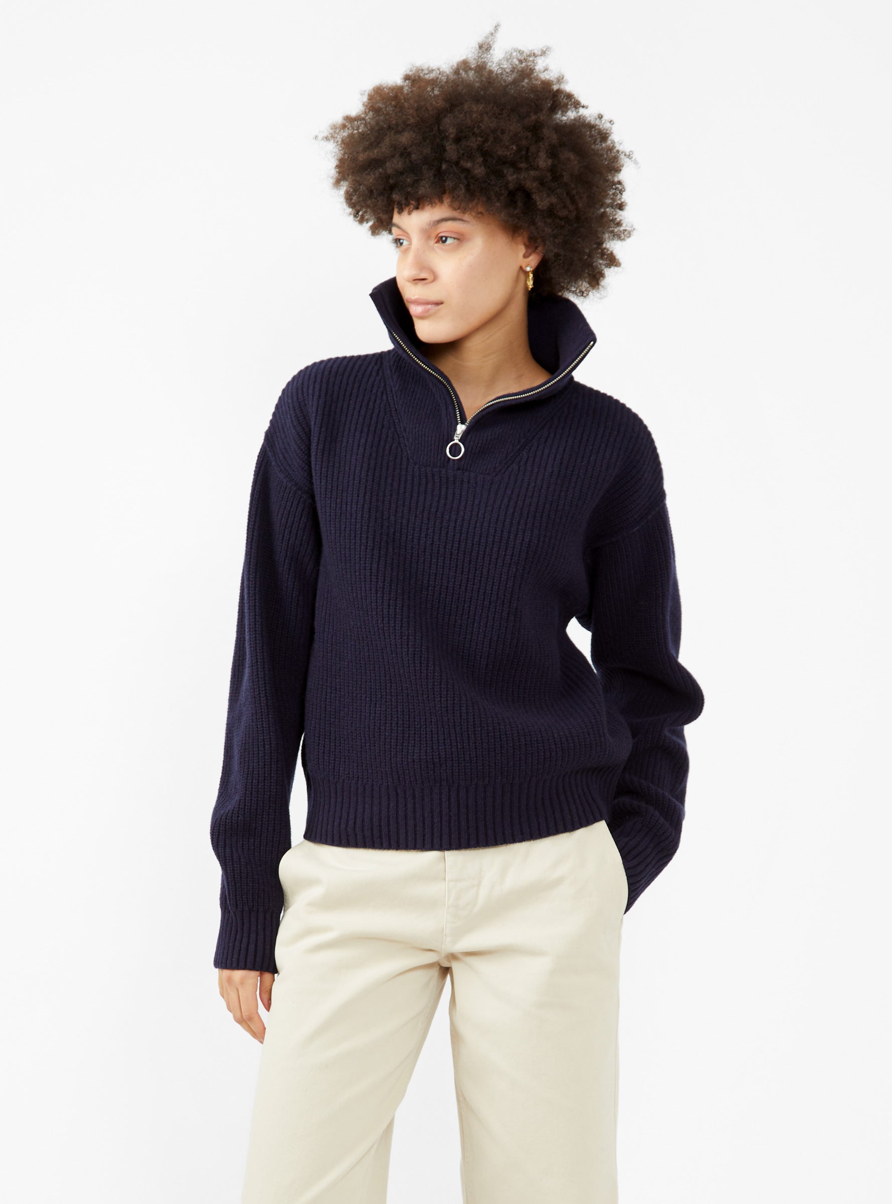  Girls of Dust Fly Deck Sweater Delta Navy